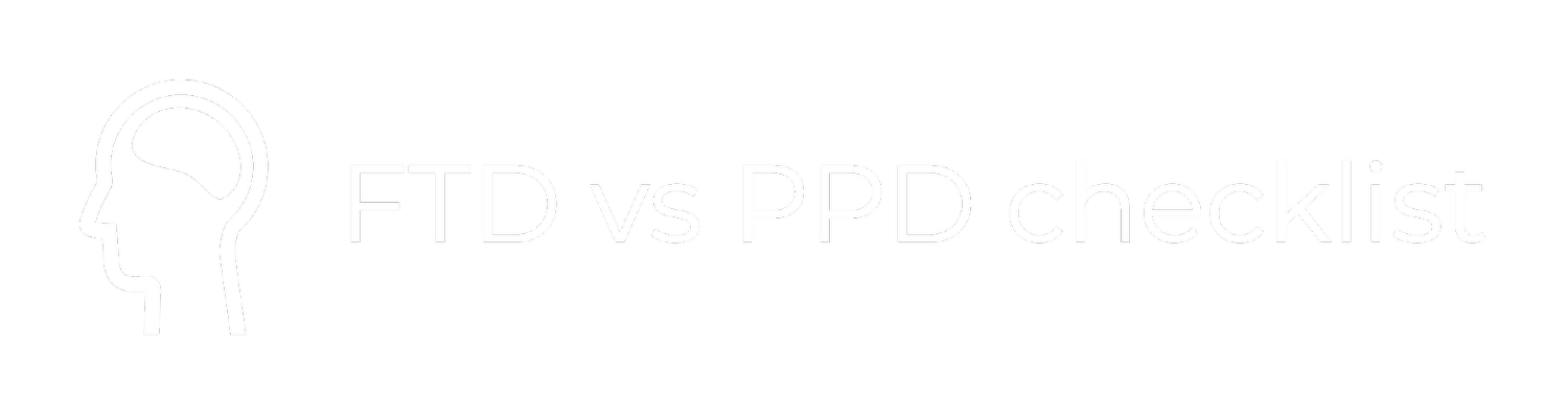 Registration — FTD vs PPD Checklist