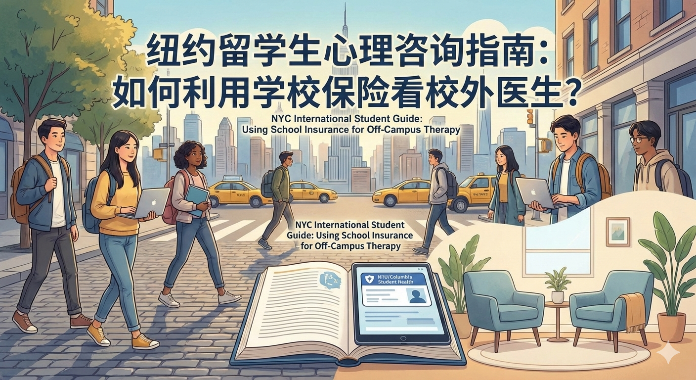 纽约留学生心理咨询指南：如何利用学校保险看校外医生？