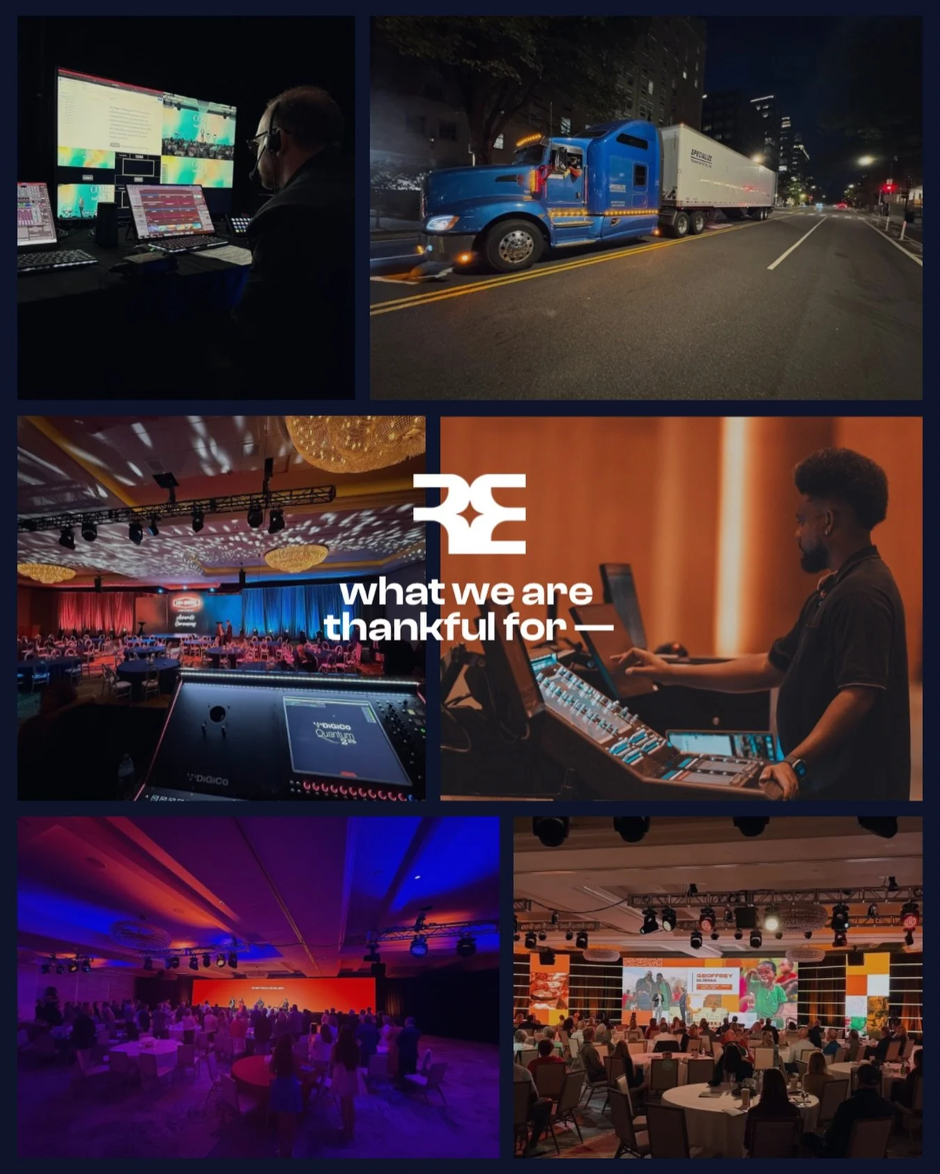 This Thanksgiving, we&rsquo;re grateful for the stories we get to tell, the partners who trust us, and the teams who bring every project to life. 

Happy Thanksgiving from all of us at Radiant Live Events!