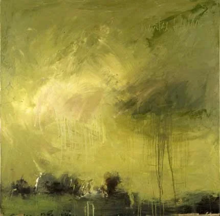 Green Rain  |  Oil on Canvas  |  48 x 48 inches