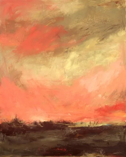 Composition in Rose and Gold  |  Oil on Canvas  |  40 x 60 inches
