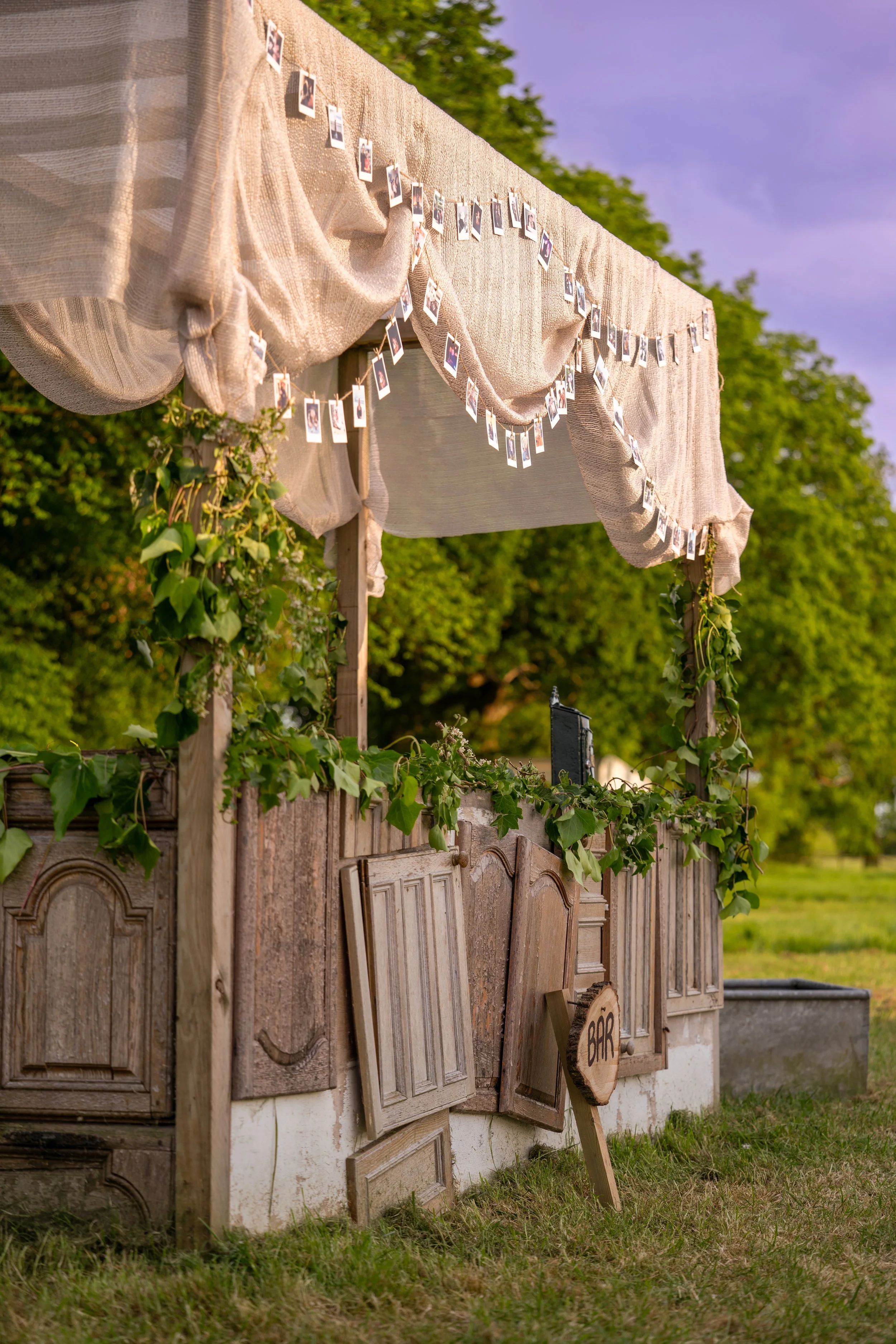 decorated gazebo