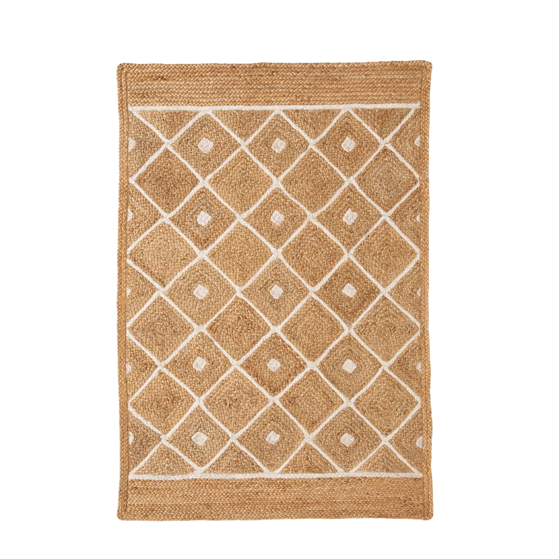 Patterned Jute Rug — At Hestia