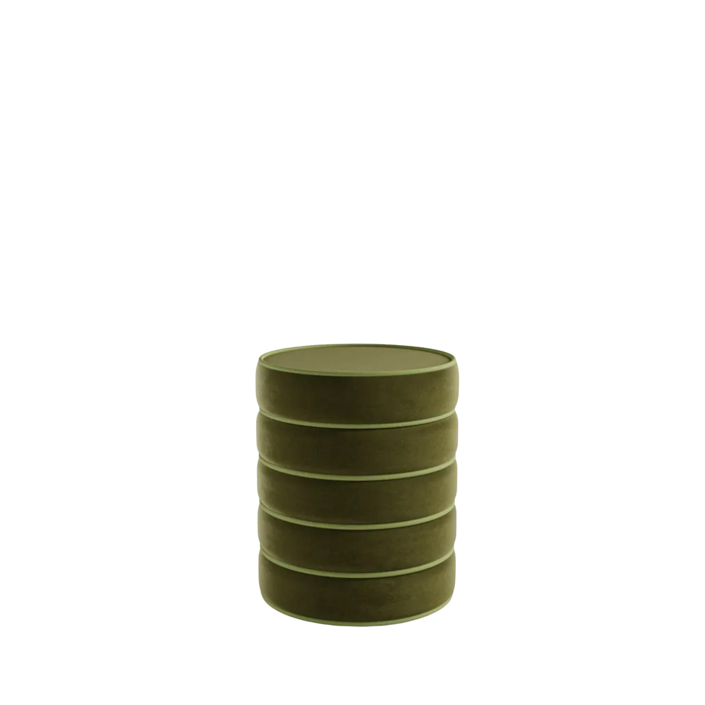 Velvet Storage Stool
