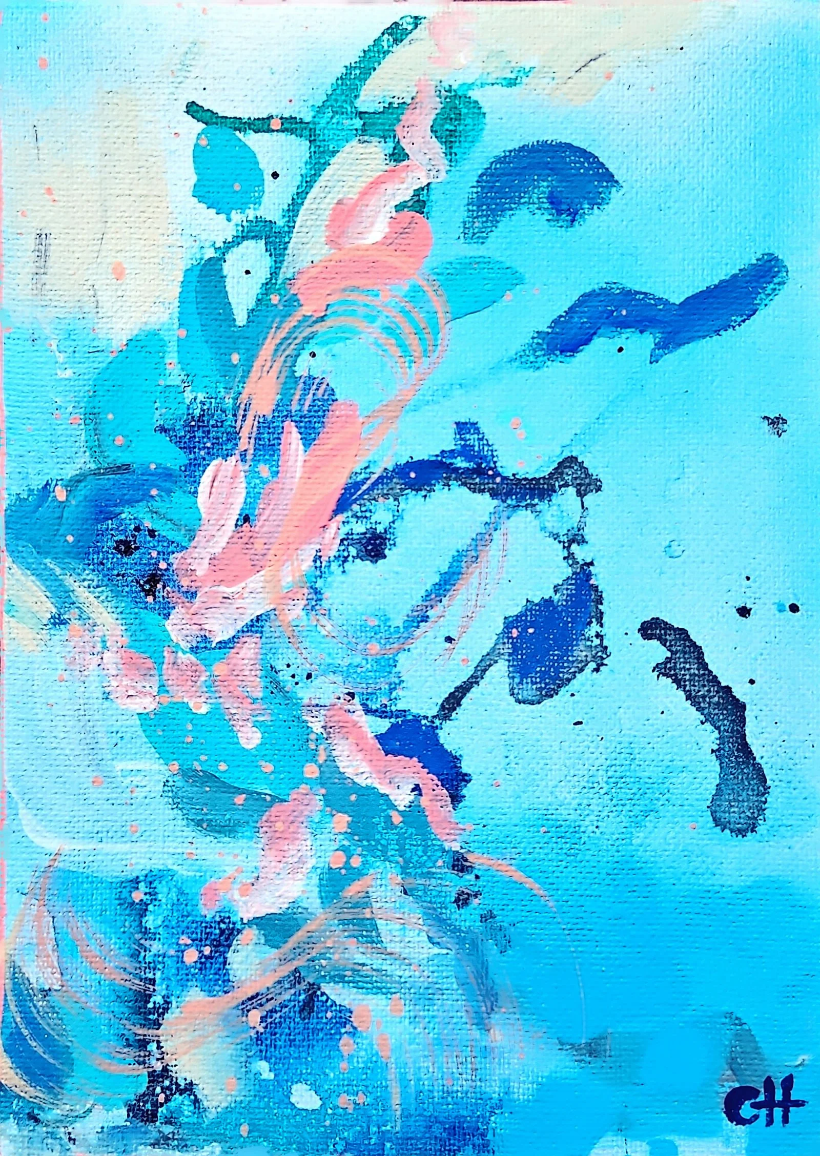 Hold your tongue 5x7 Acrylic on canvas.jpg