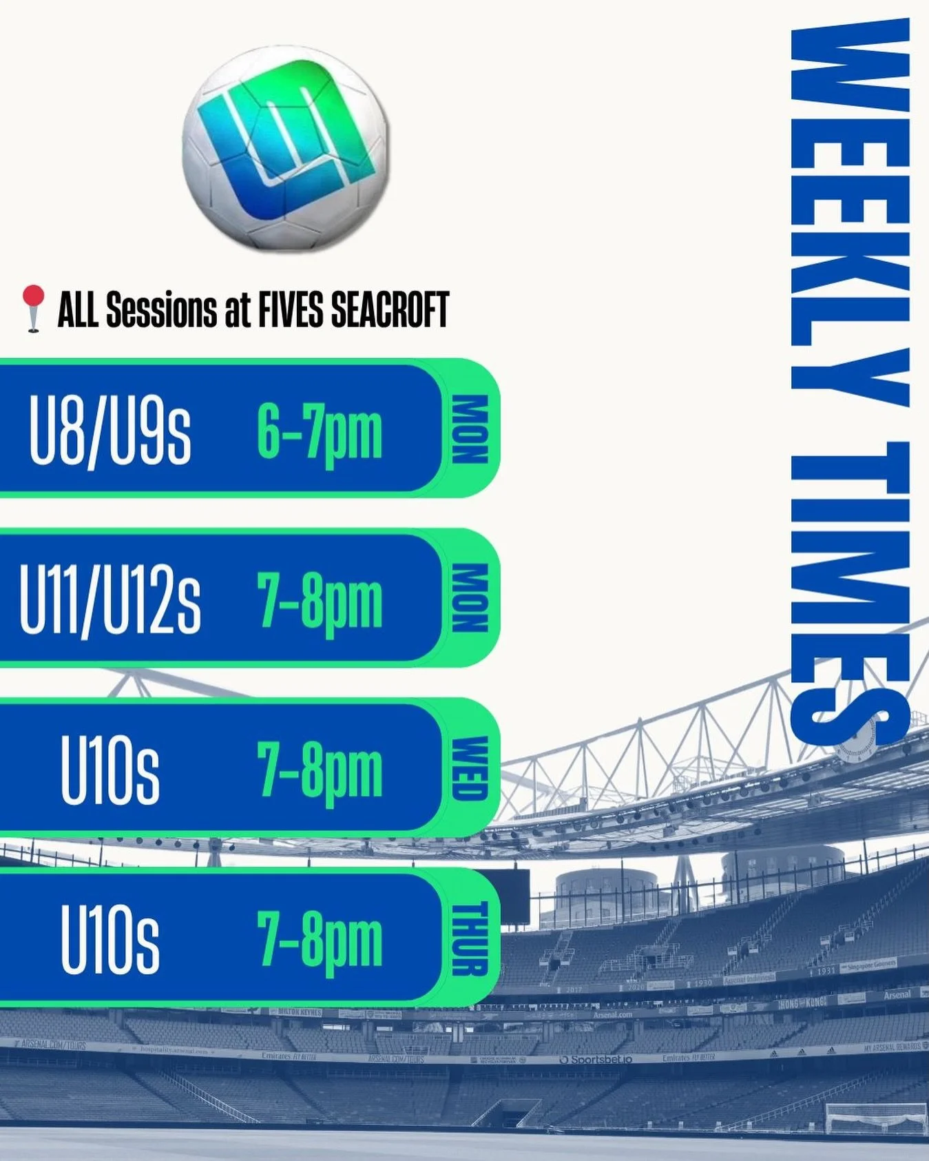 Come and join the LMAcademy and raise you&rsquo;re game to a new level!  Spaces available, DM for more information!⚽️