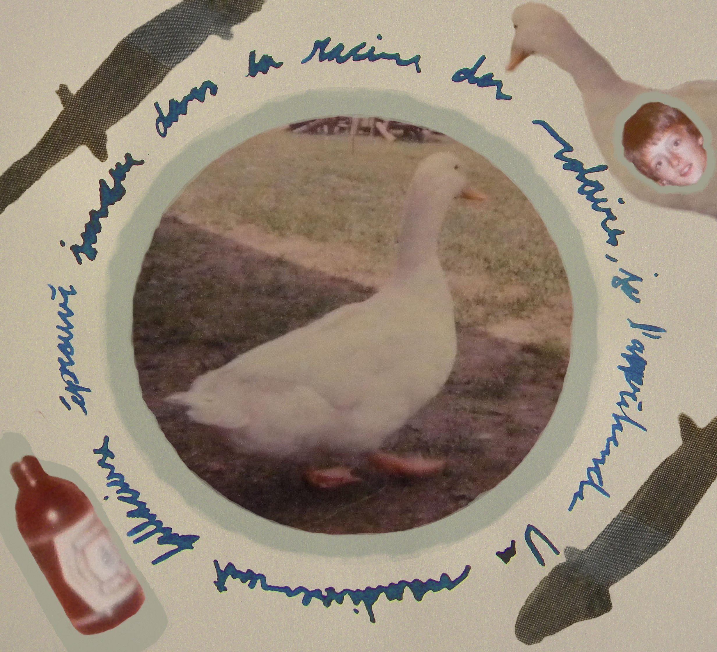 Le canard qui mord, Collage numérique
