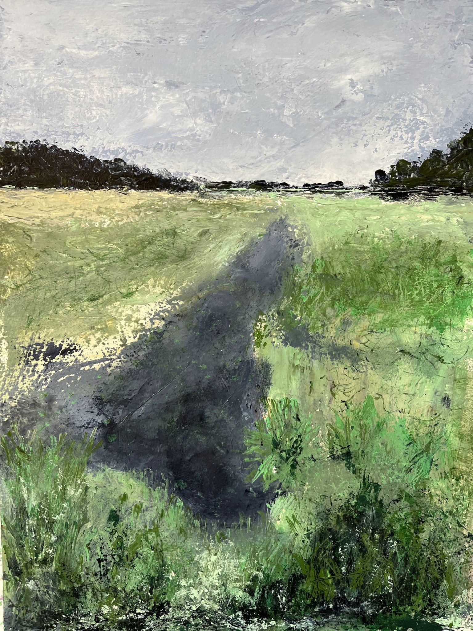 Glenford Wittenberg, 2022, acrylic on paper, 15x11 inches