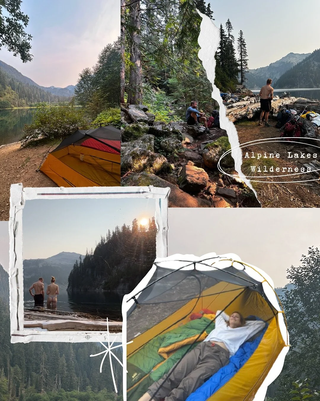 Backpacking through the US wilderness is quickly becoming one of my favorite activities🤍. 
It&rsquo;s so different from hiking and camping in Europe&mdash;no huts or shelters, just endless spots to pitch your tent. You carry everything on your back,