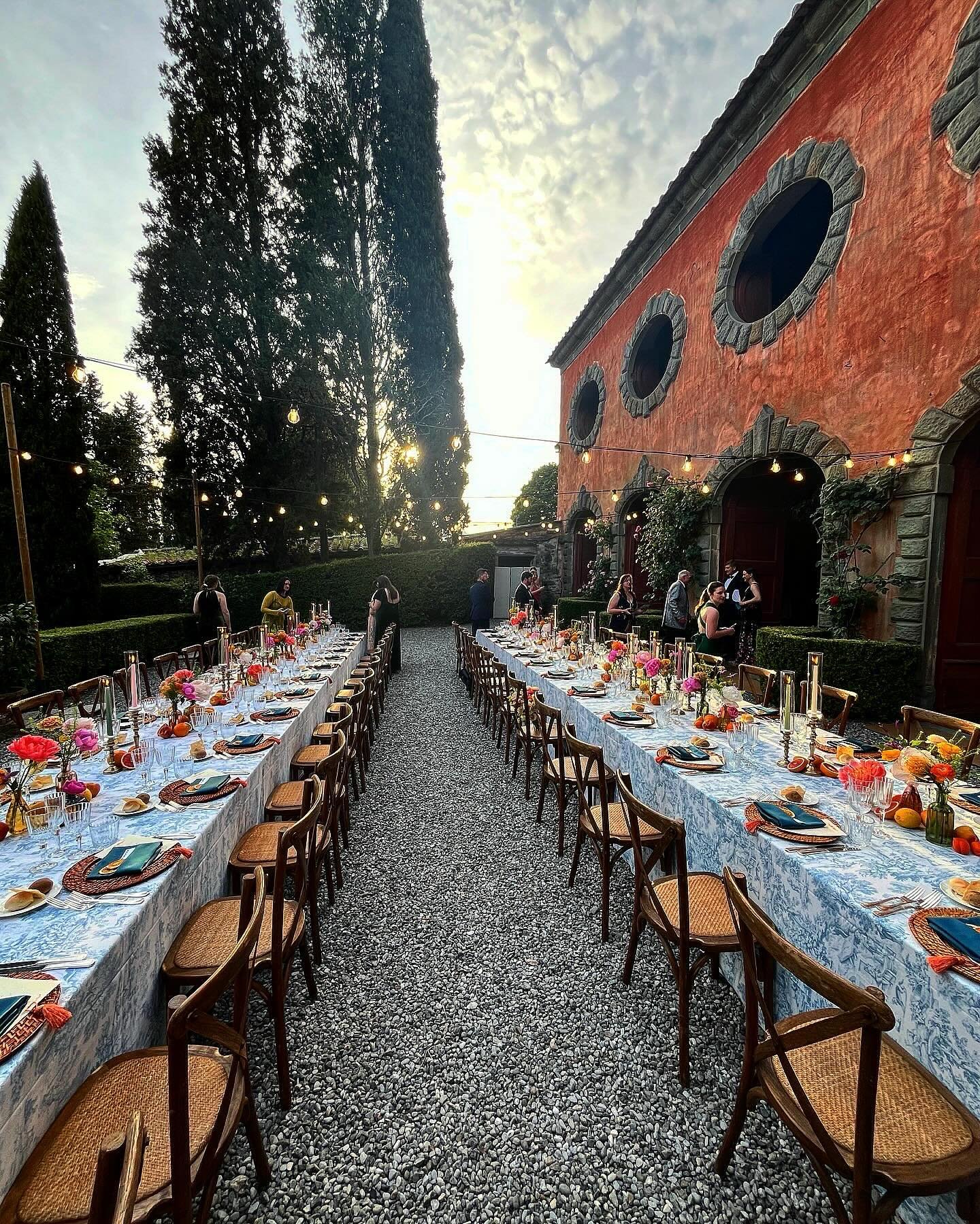 Still dreaming about this Tuscany wedding we had the honor of being a guest at!!