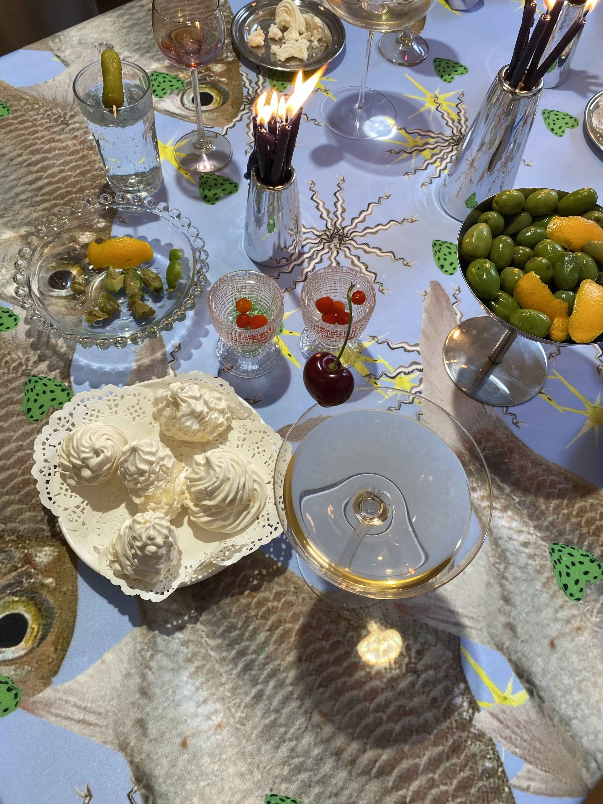 Blue Fish Tablecloth