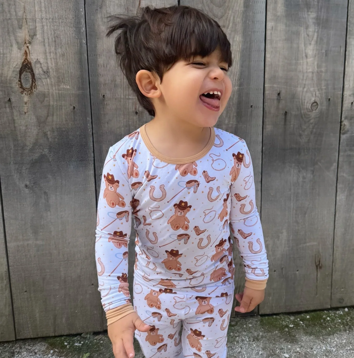 🤠 Saddle up, little cowboys and cowgirls - our Tiny Outlaws collection goes live for presale TOMORROW at 12 PM EST! 🐴✨

These rodeo-inspired pyjamas are perfect for a cozy, country-style Christmas - and they&rsquo;ll ship out just in time for the h