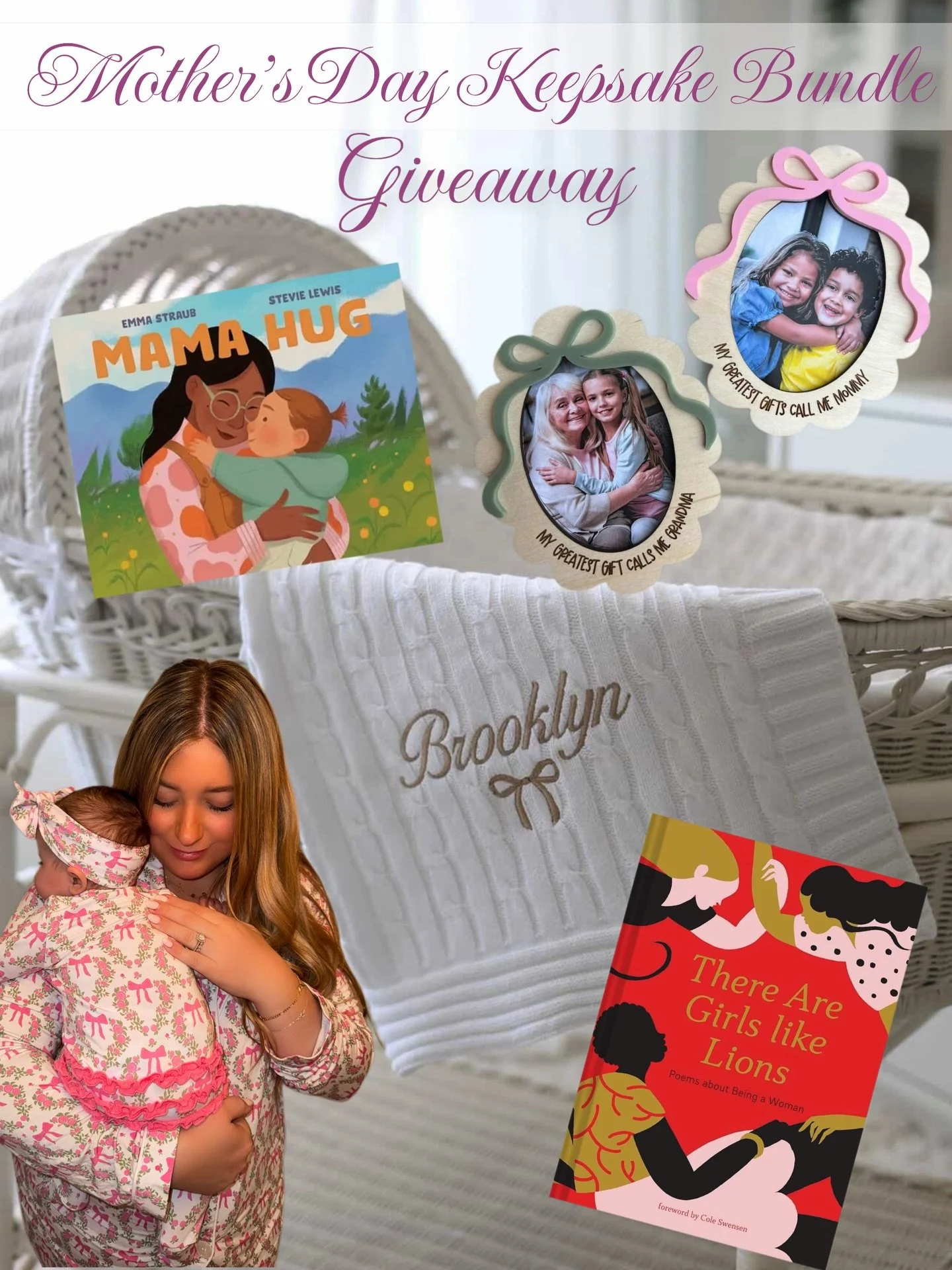 🌸🎀✨ Mother&rsquo;s Day Keepsake Bundle Giveaway ✨🎀🌸

To celebrate Mother&rsquo;s Day, we&rsquo;ve brought together the most meaningful, cozy, and memory-filled pieces for one very special mama 🤍 (total value over $400+)

ONE lucky winner will re