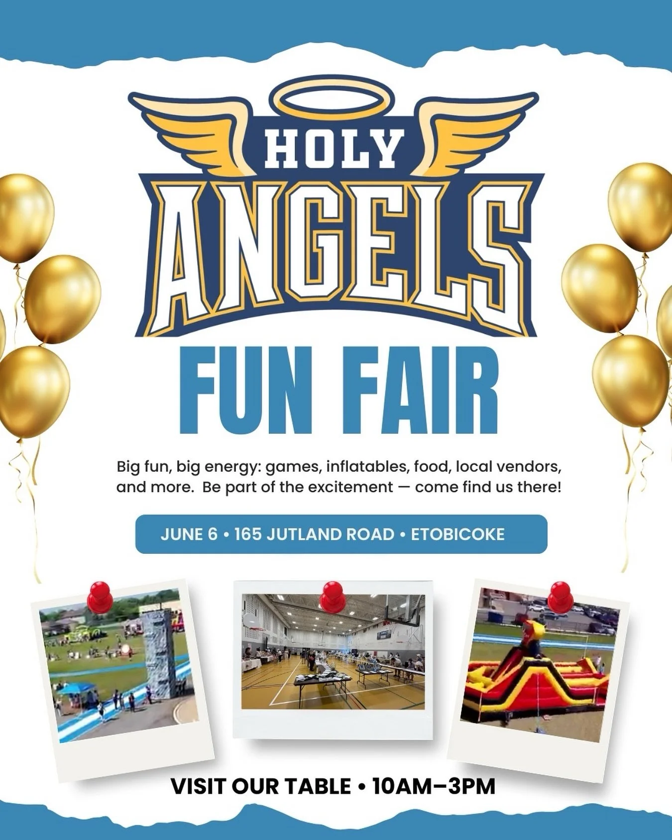 ETOBICOKE MAMAS, this is your sign to plan the cutest family day out 🐻☀️💛

Beach Bear &amp; Co. will be at the Holy Angels School Fun Fair @holyangelscspc_tcdsb on June 6 from 10 AM to 3 PM at 165 Jutland Rd. and you do NOT want to miss this one 🎡