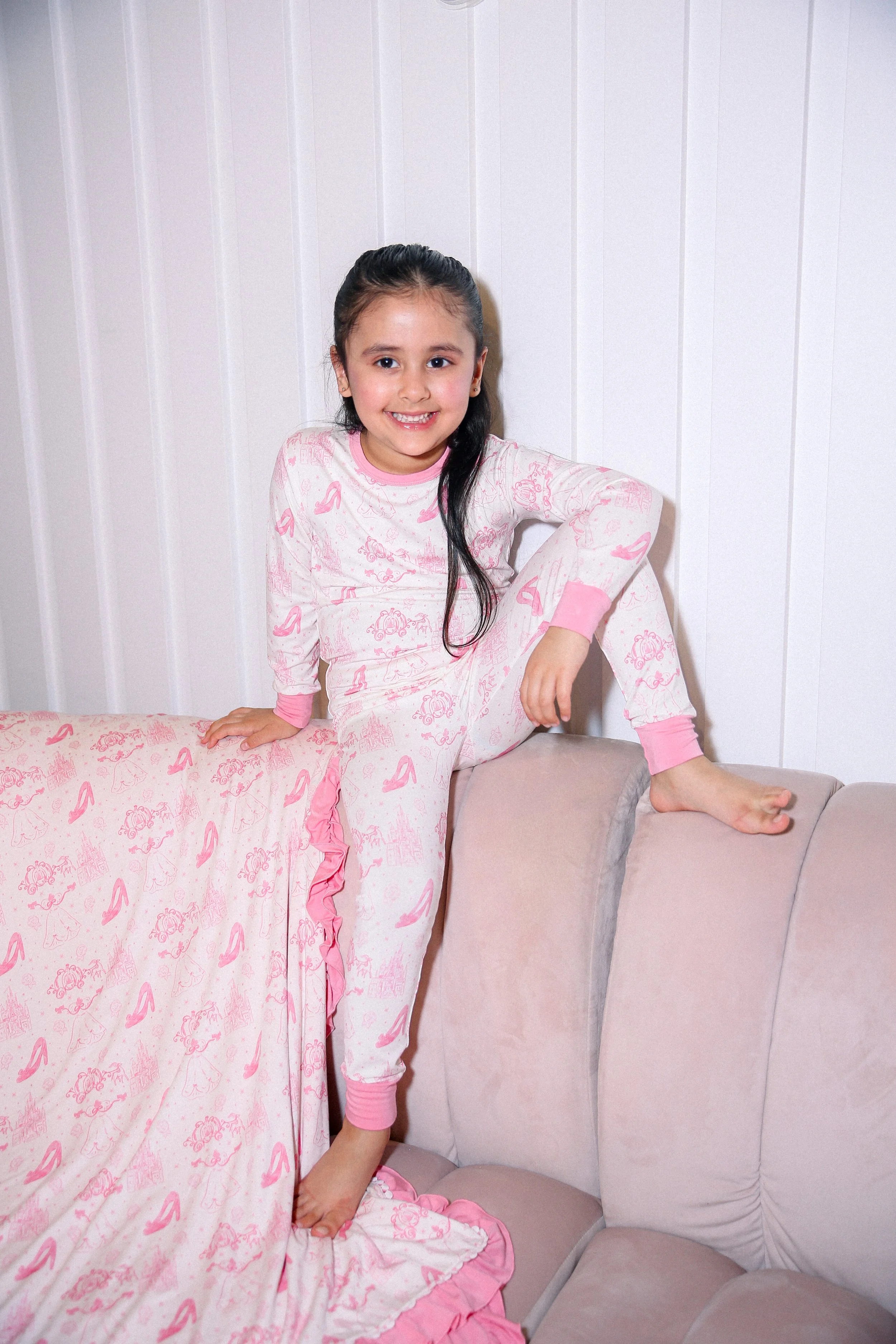 PRESALE- Beach Bear & Co.  x Little Jingle Beans-  The Princess Collection Two-Piece Pyjama- EARLY/MID JUNE SHIPPING