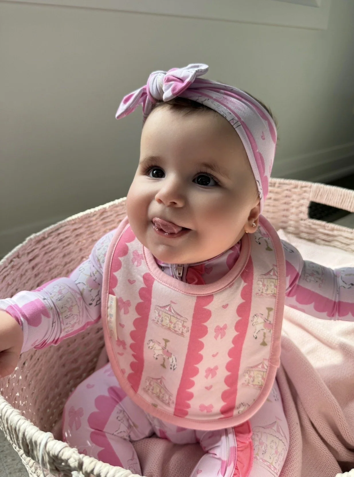 Reverie Royale Pink Bib