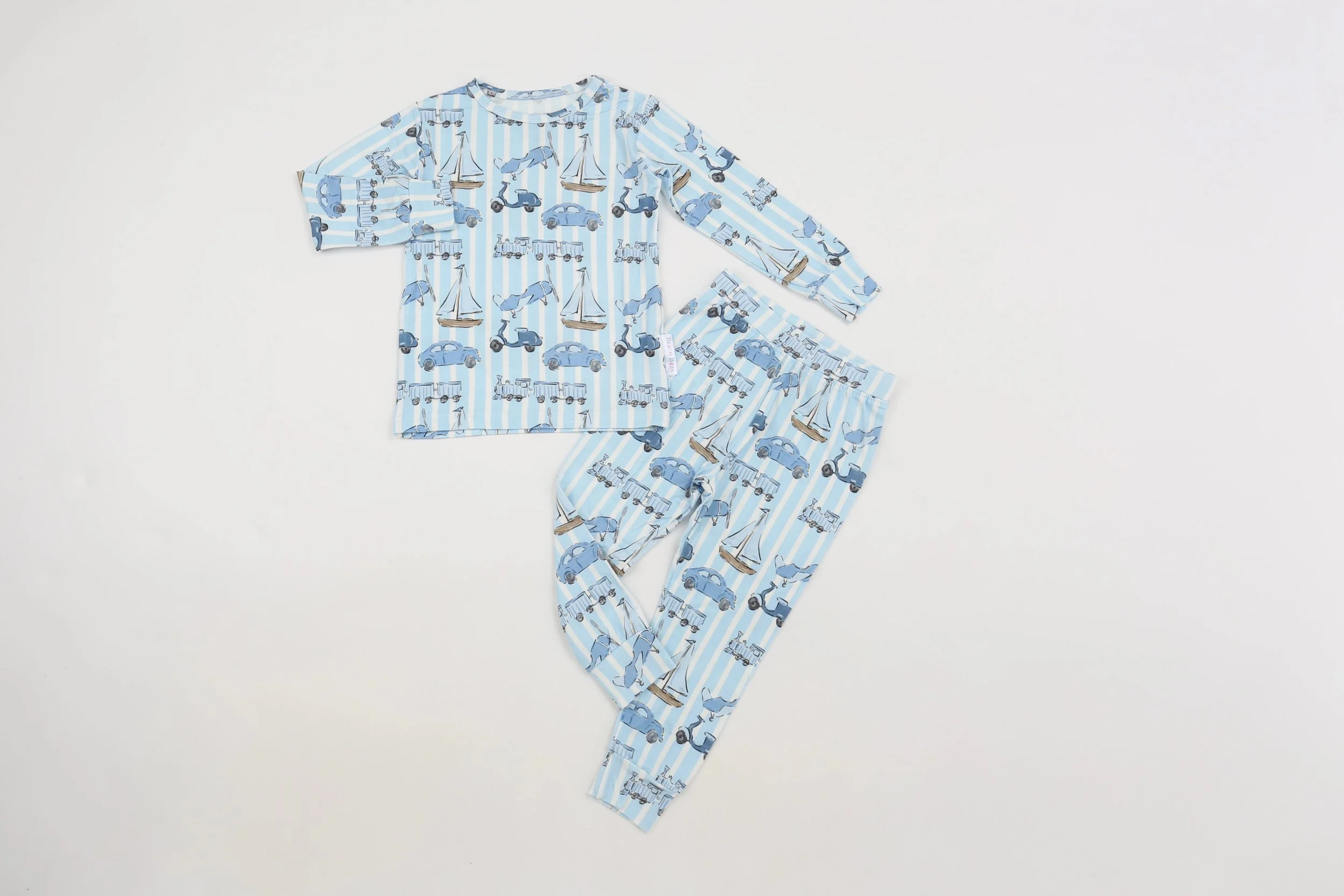 Land, Sea & Sky Bamboo Two Piece Kids Pyjama