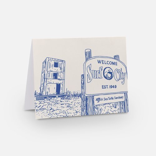 Welcome to Surf City Greeting Card.jpeg
