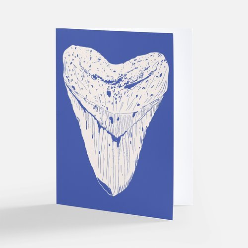 Megalodon Greeting Card Blue and White.jpeg