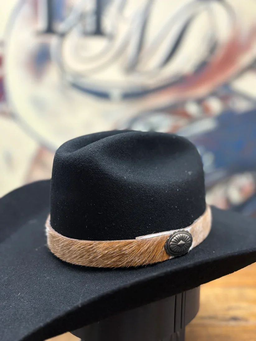 Cow Hide Hat Band