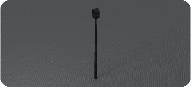 XGRIDS Portal Cam Extension Pole Kit (2m)
