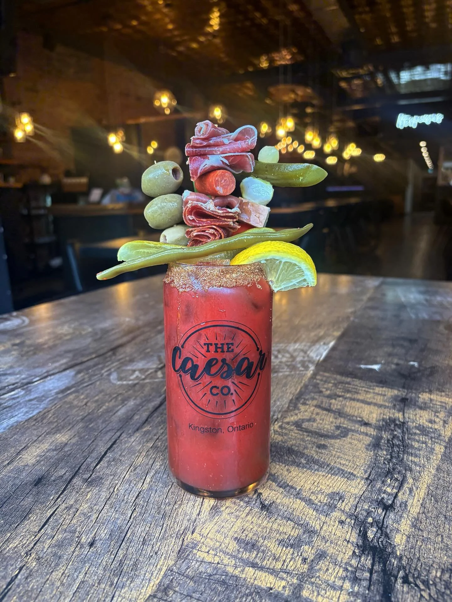 Forget the board &mdash; we stacked it all right on top. This weeks Caesar spotlight of the week is the Charcuterie Caesar featuring all you board favorites. 🫒 🧀 

Book your reservation through the link in our bio or call (613) 549-0505

 #mydownto