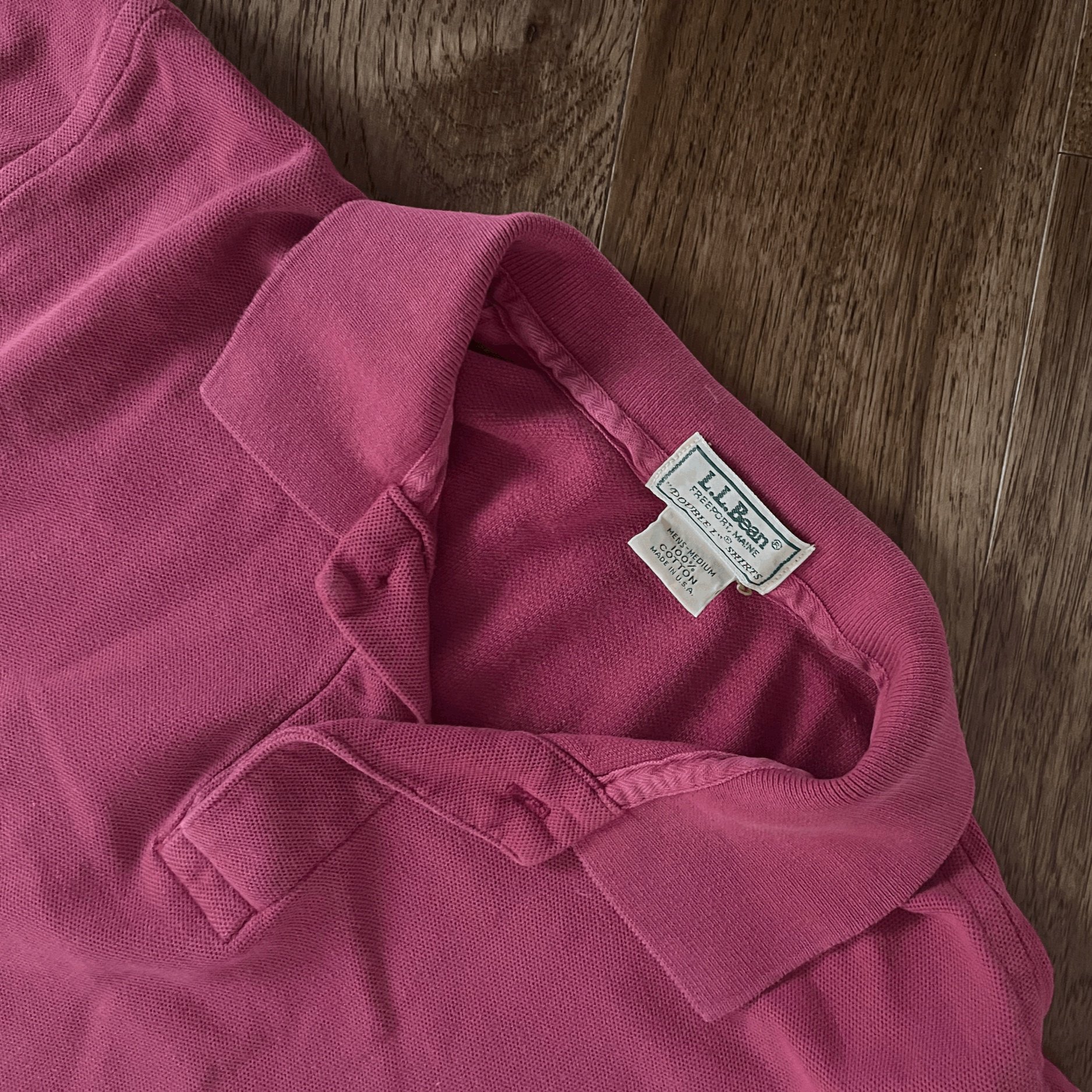 1980s LLBean Long Sleeve Polo