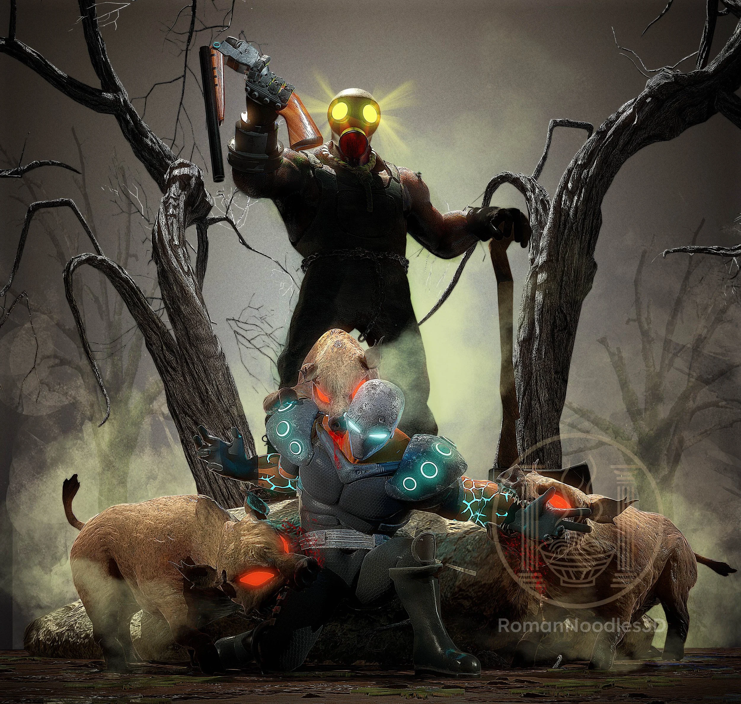 Blood Debt in the Mire 2018 - Marmoset Toolbag3