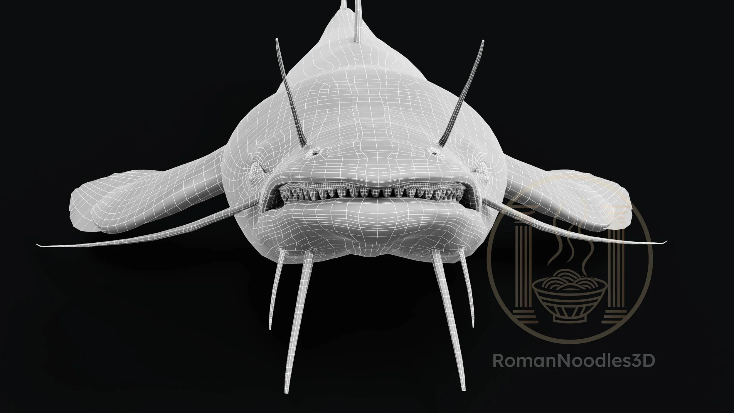 Catfish Monster Wireframes