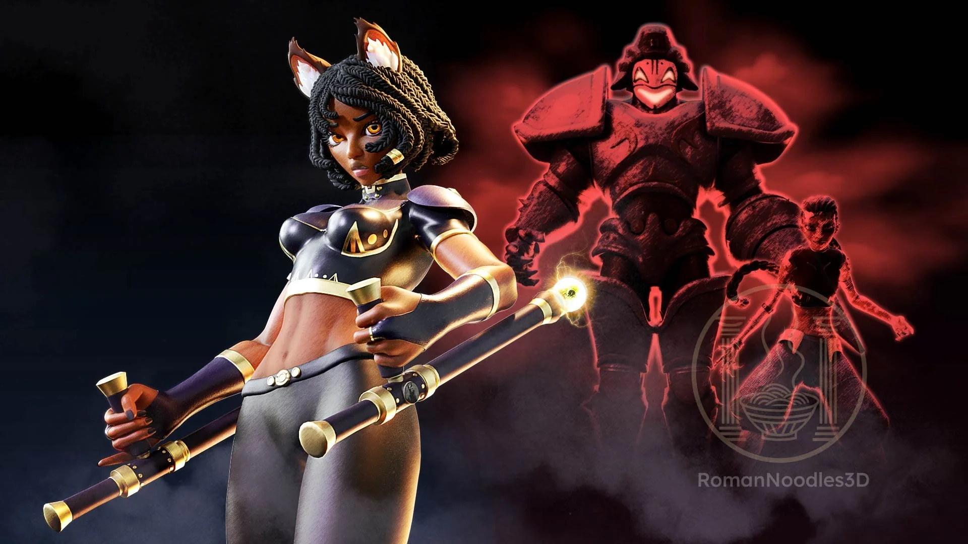 Nightblade of the Burning Wraiths 2023 - Corona Renderer