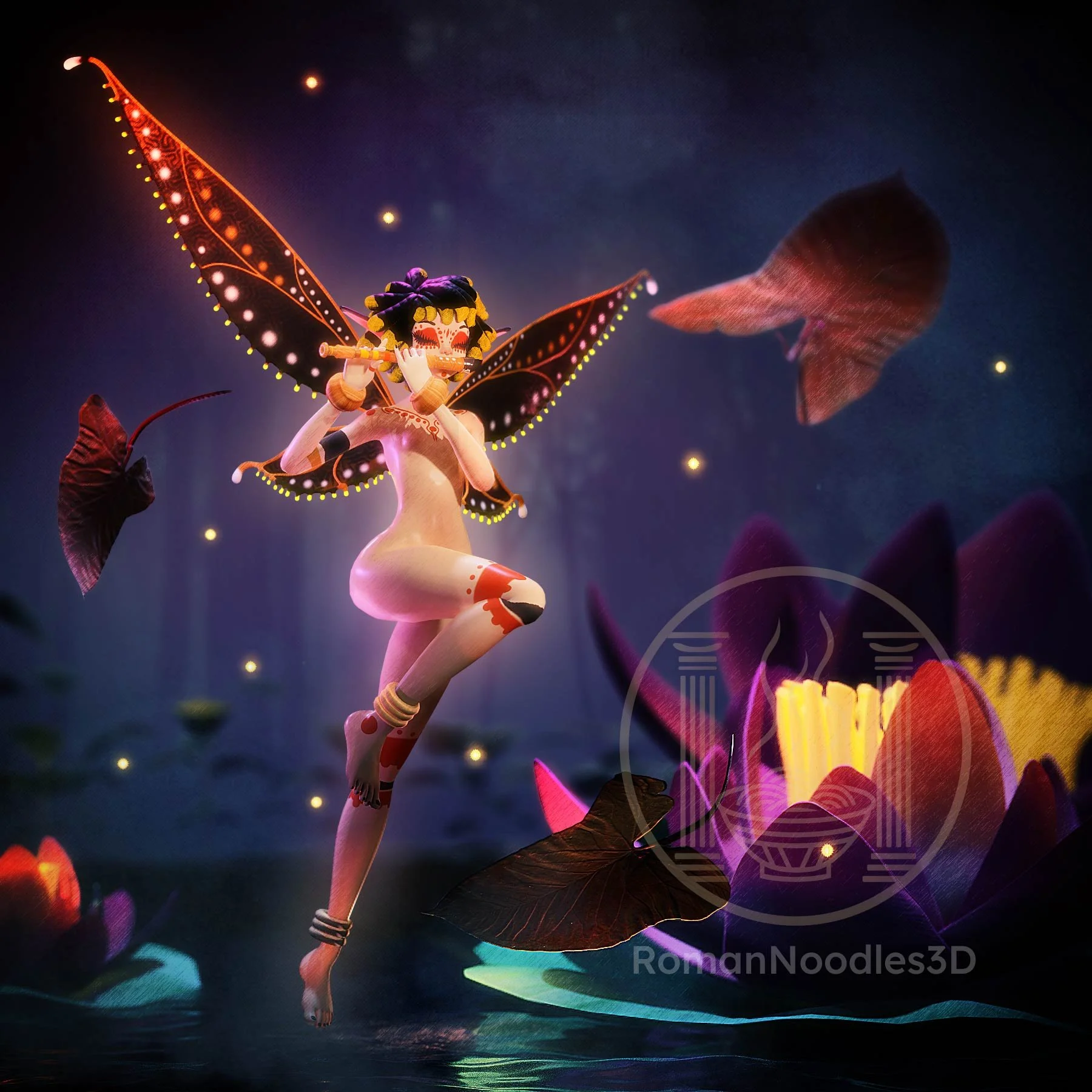 Song of the Lotus Kiss 2019 - Marmoset Toolbag3