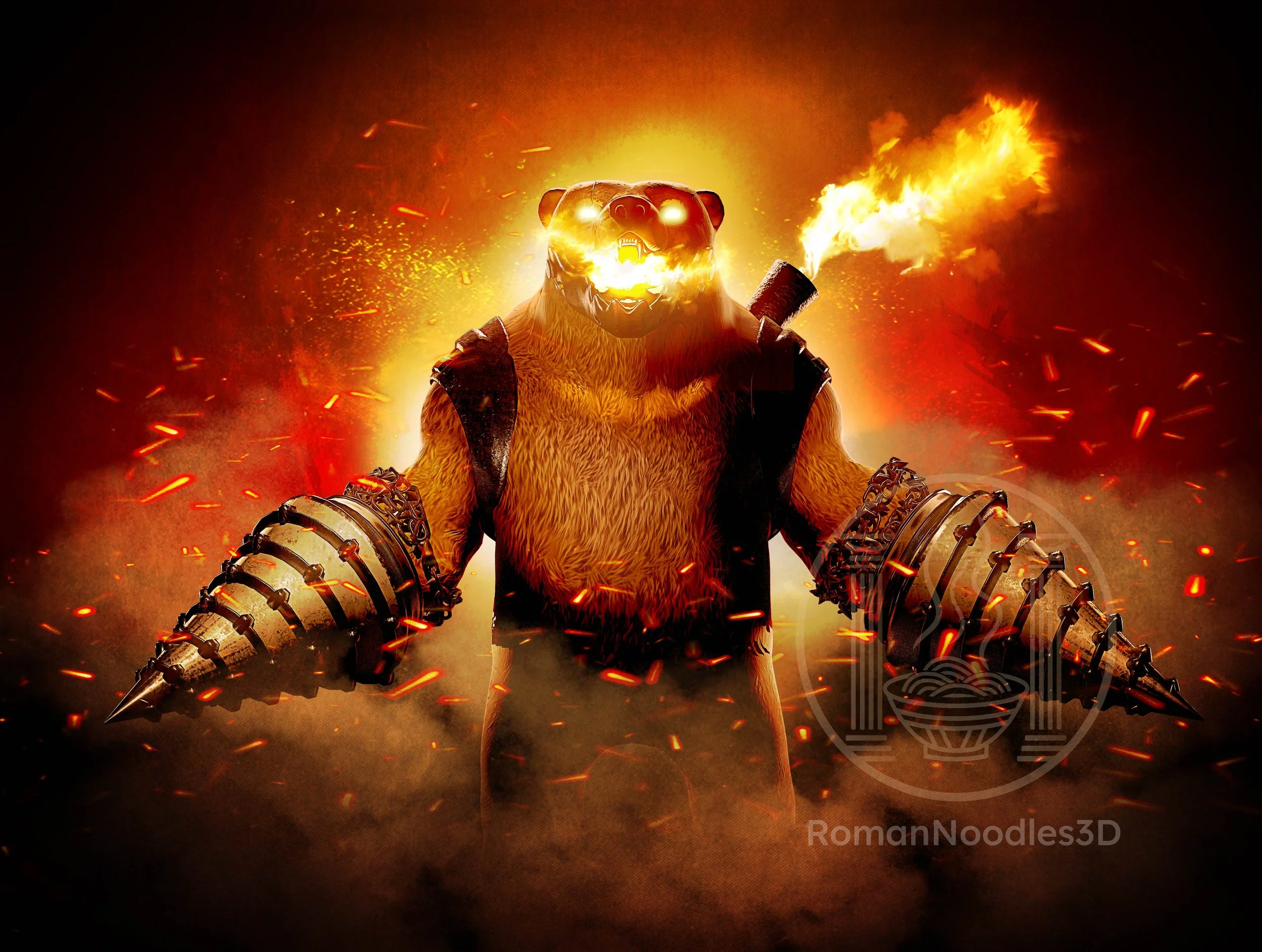 Drills of the Burning God 2018 - Marmoset Toolbag3