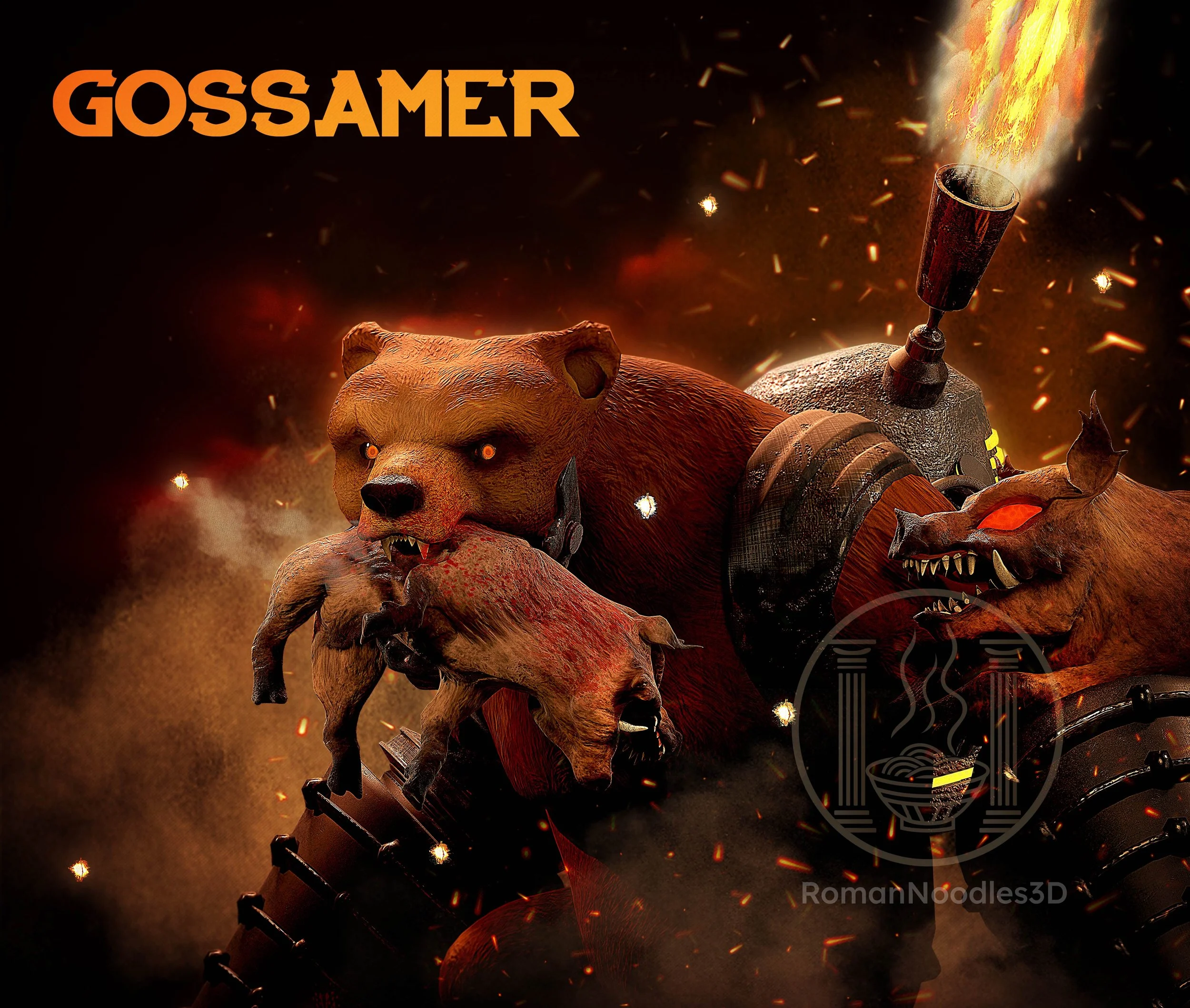 The Iron Maw of Gossamer III 2019 - Marmoset Toolbag3