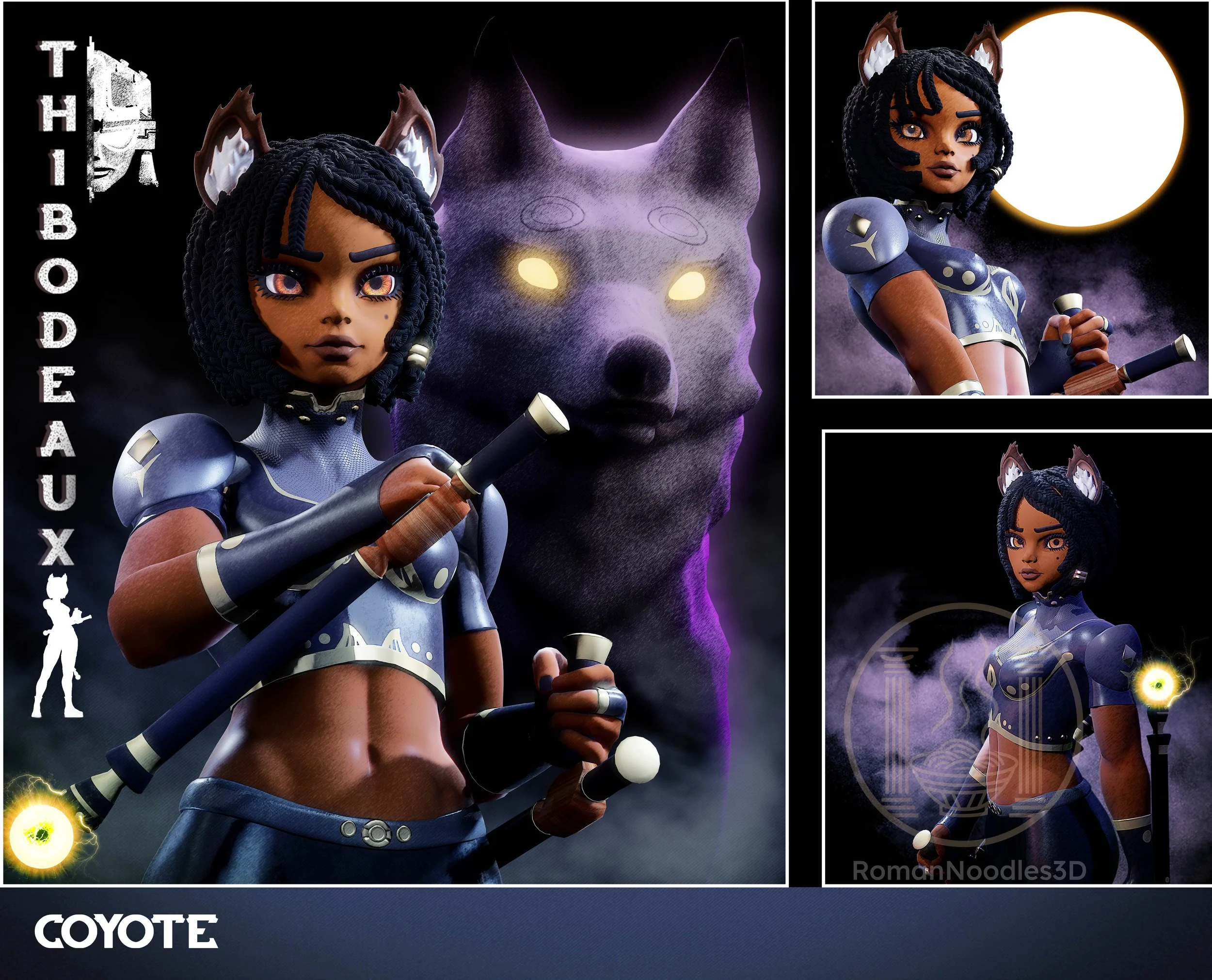 Denice 2020 Character Planes - Marmoset Toolbag