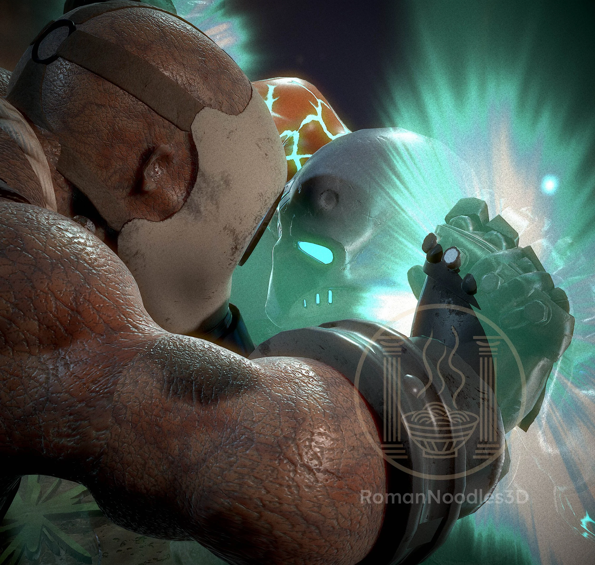 Michael Vs Emmett Closeup  II 2018  - Marmoset Toolbag3