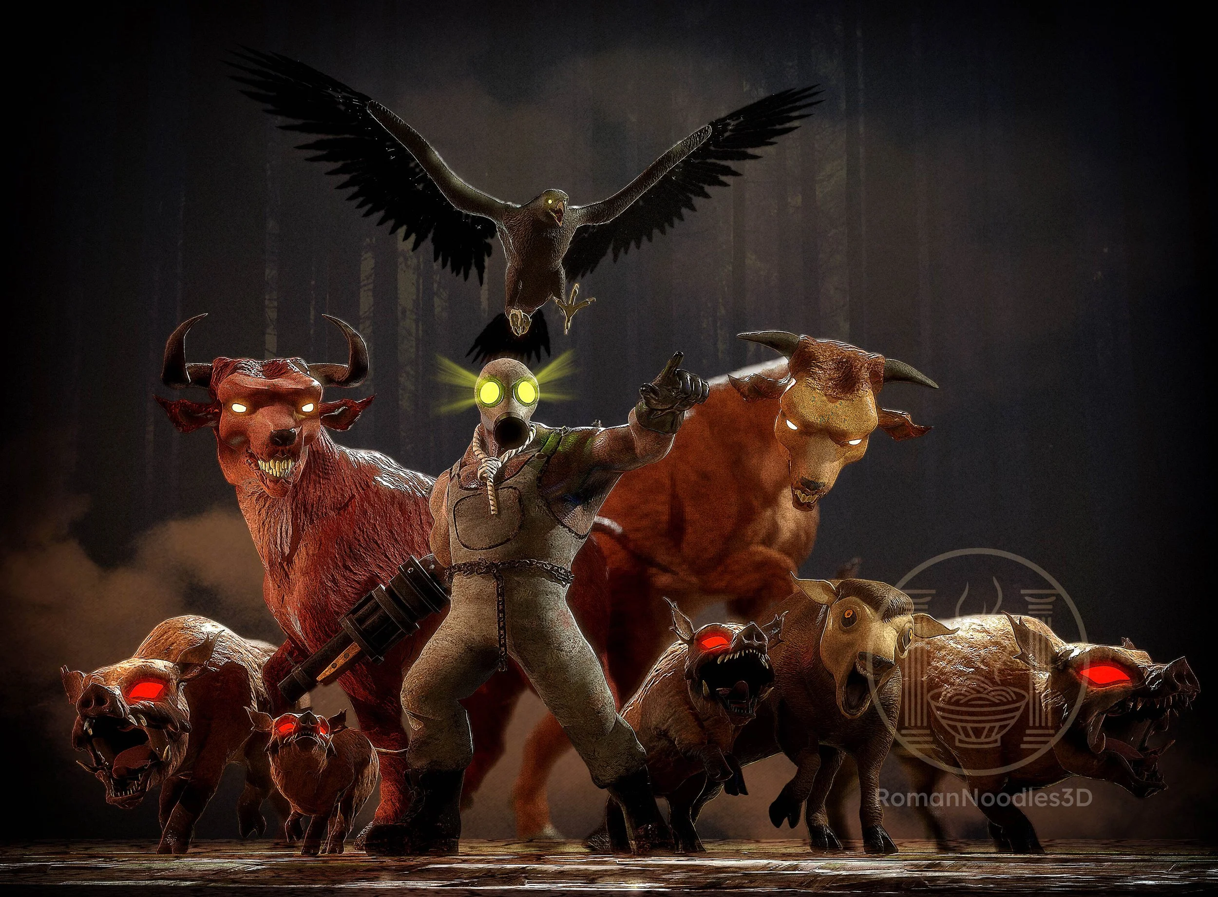 Commander of the Hellstock 2018 - Marmoset ToolBag