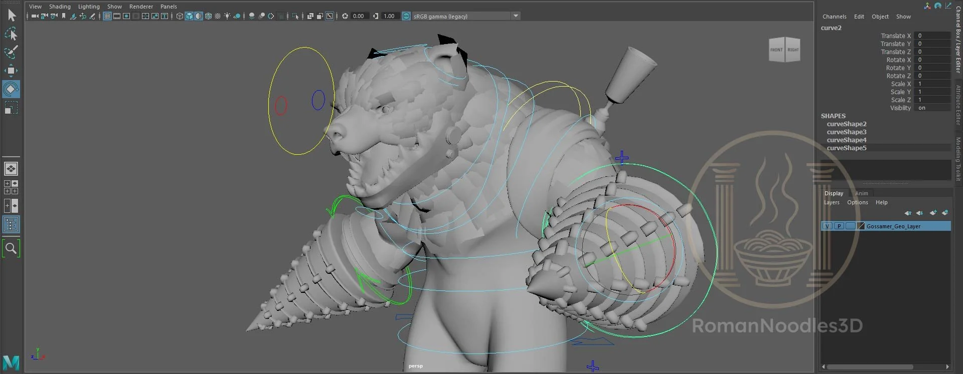 Gossamer Maya Rig Update II 2023