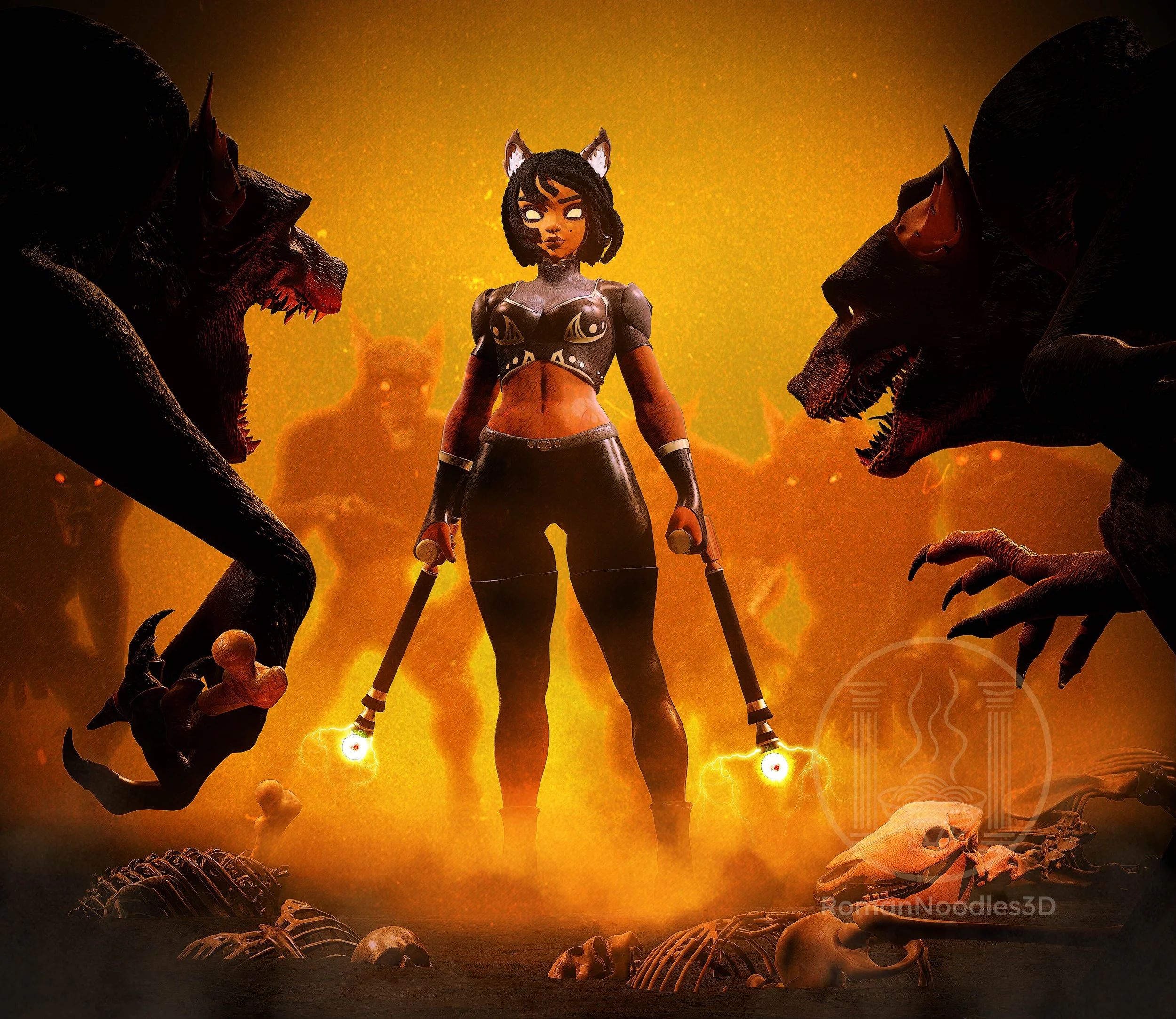 Fury of the Moonlit Huntress 2019 - Marmoset Toolbag