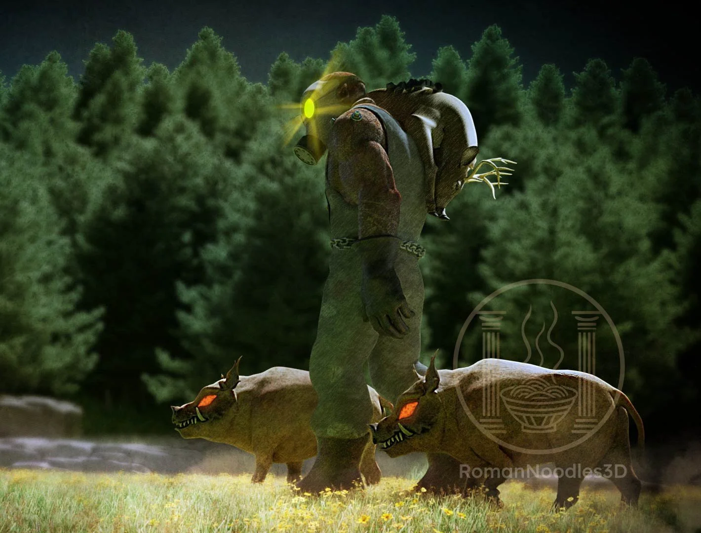 Keeper of the Broken Woods 2022 Corona Renderer