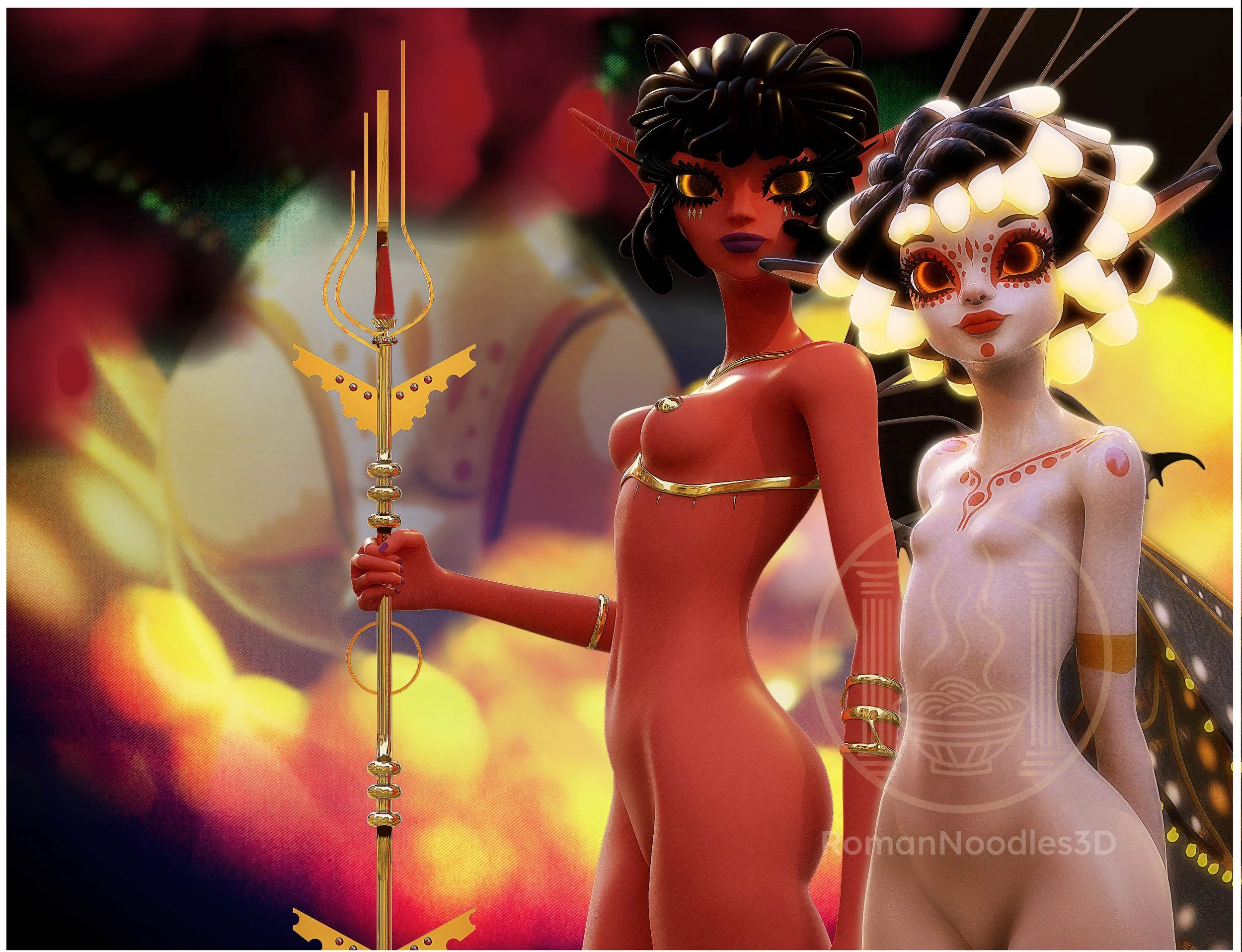 Lovers of the Luminous Garden I 2020 - Marmoset Toolbag3