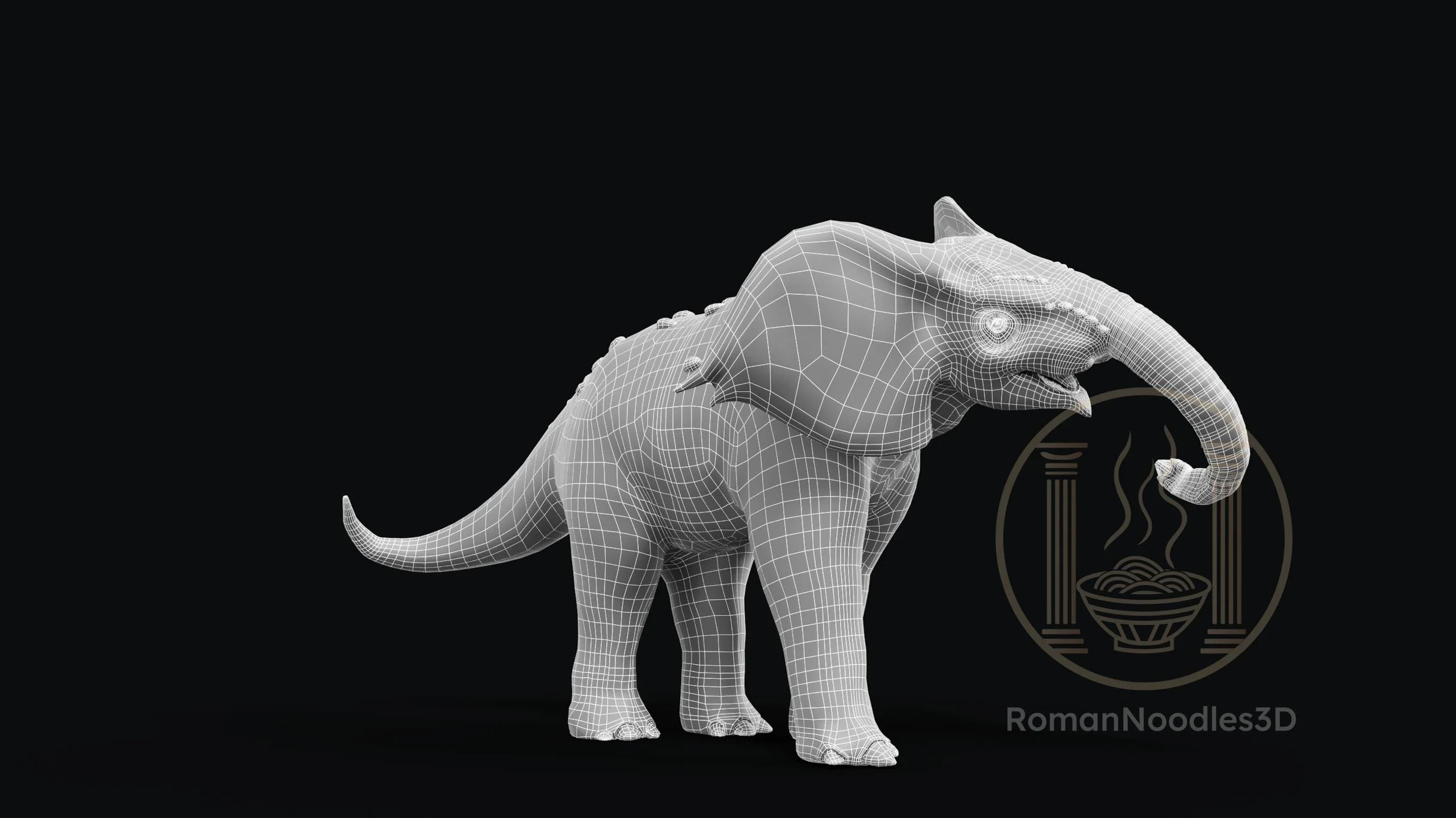 Grootslang Calf Wireframes