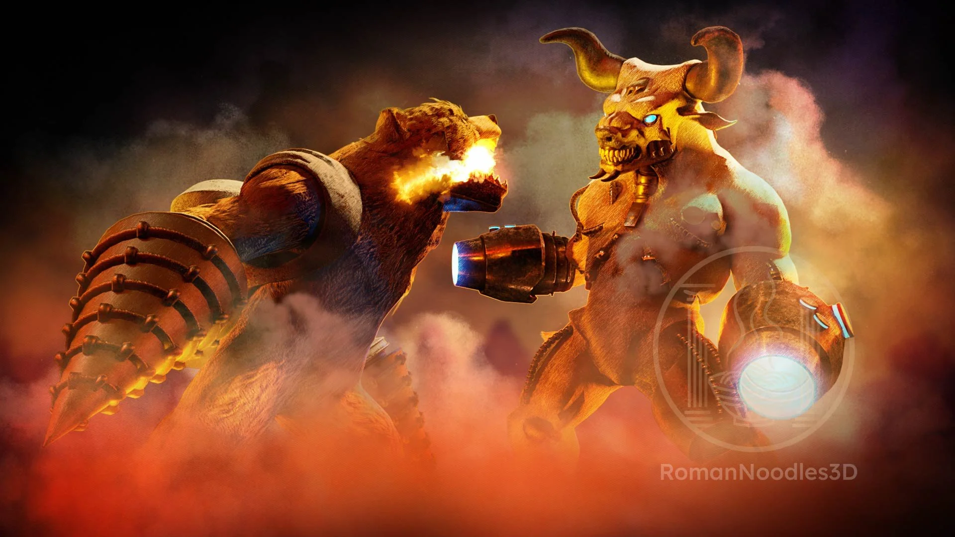 Drills of Doom, Horns of Rage 2023 - Corona Renderer