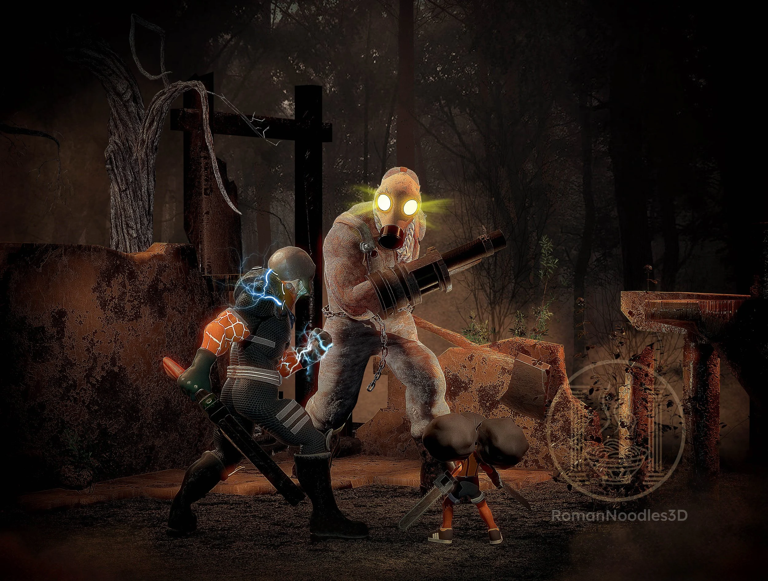 Stand at the Ruined Well 2018 - Marmoset Toolbag3