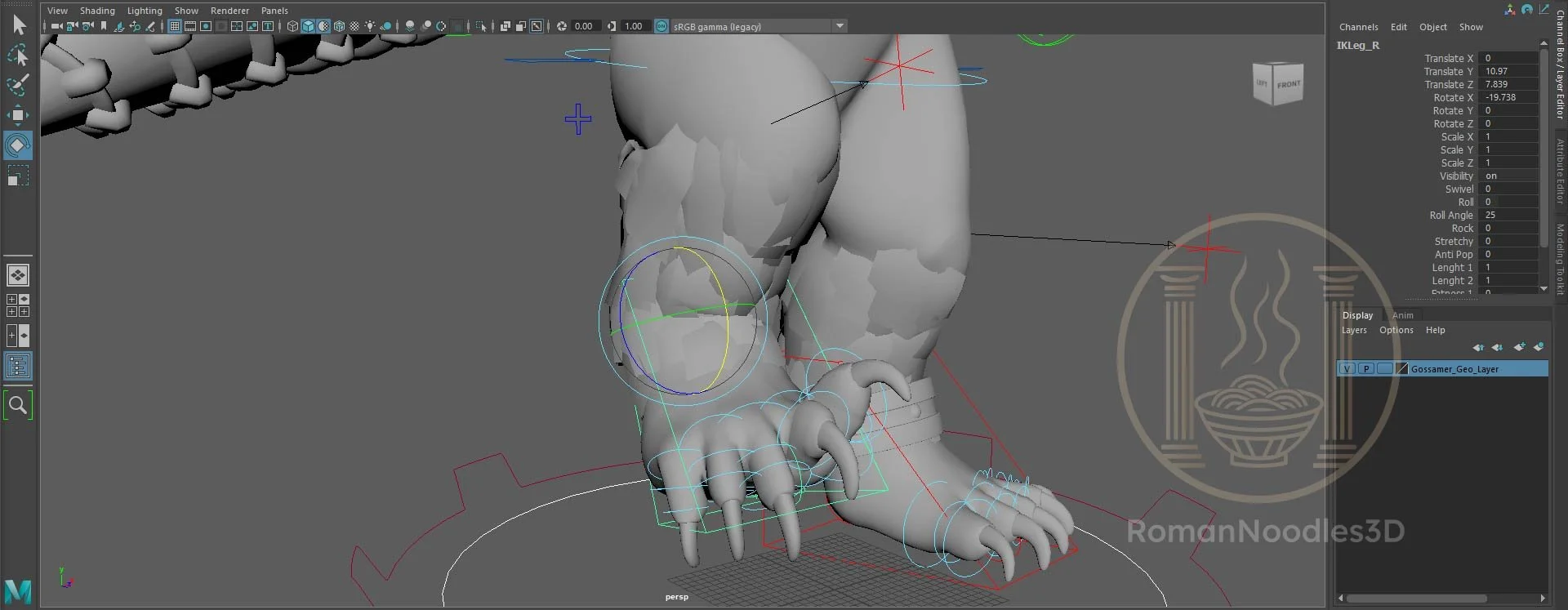 Gossamer Maya Rig Update III 2023
