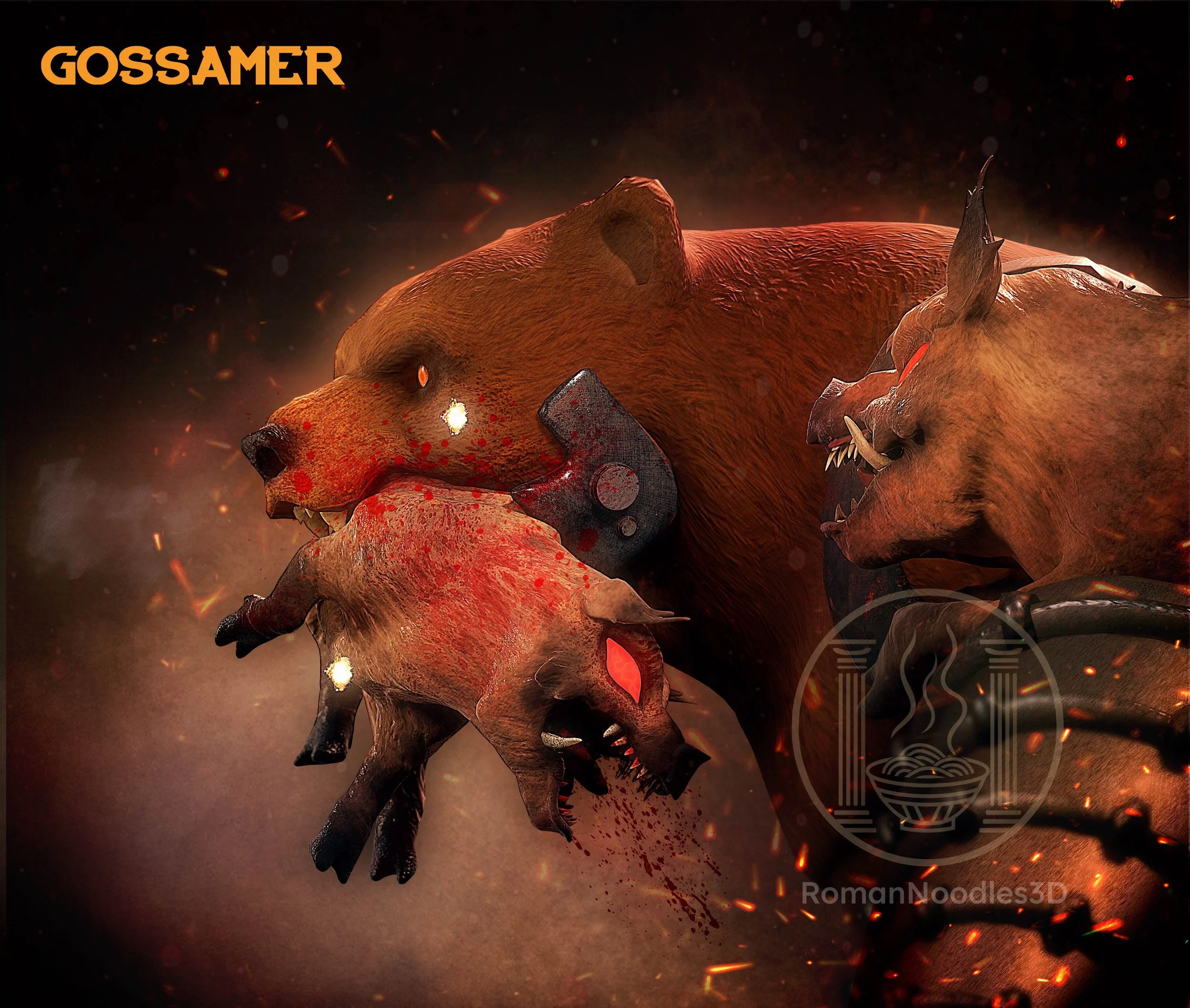 The Iron Maw of Gossamer II 2019 - Marmoset Toolbag3