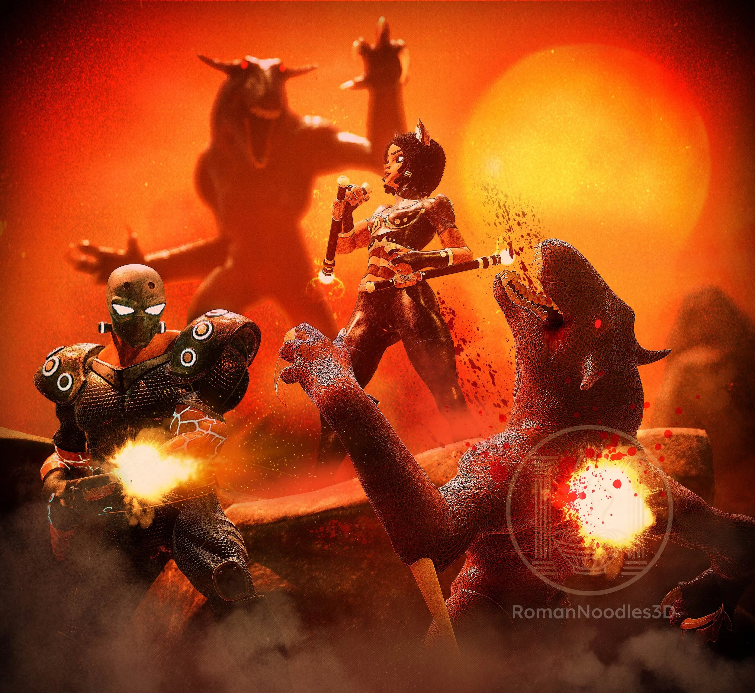 Clash at Crimson Dawn
