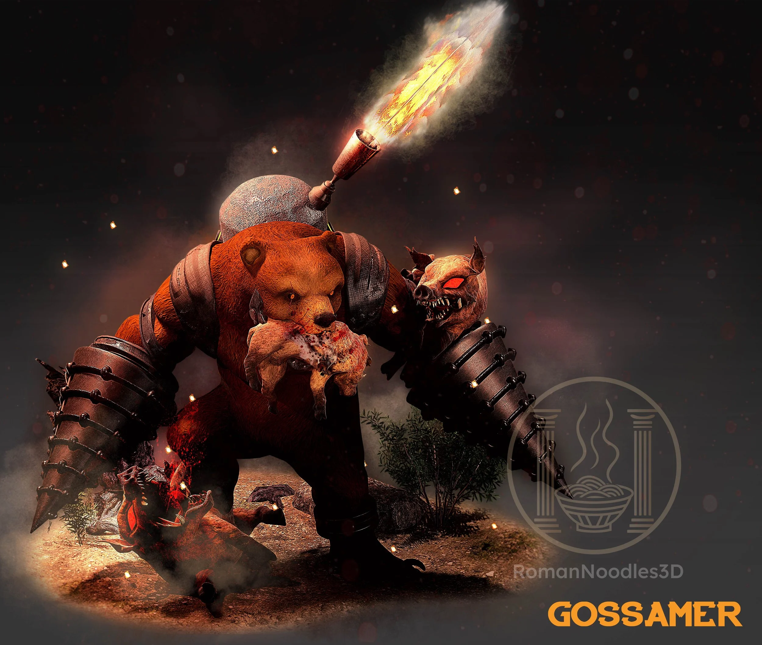 The Iron Maw of Gossamer I 2019 - Marmoset Toolbag3