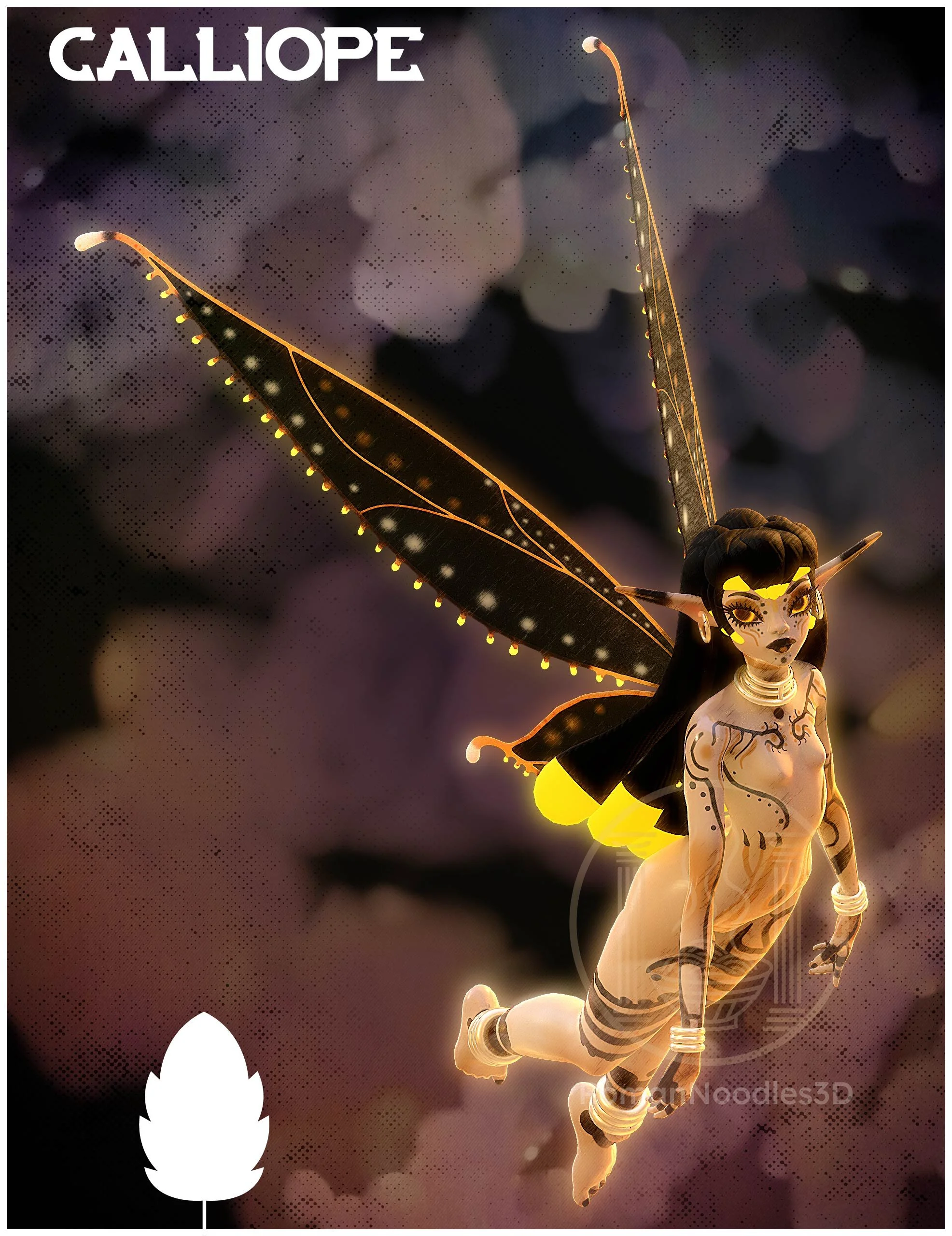 Calliope of the Eternal Bloom I 2020 - Marmoset Toolbag3