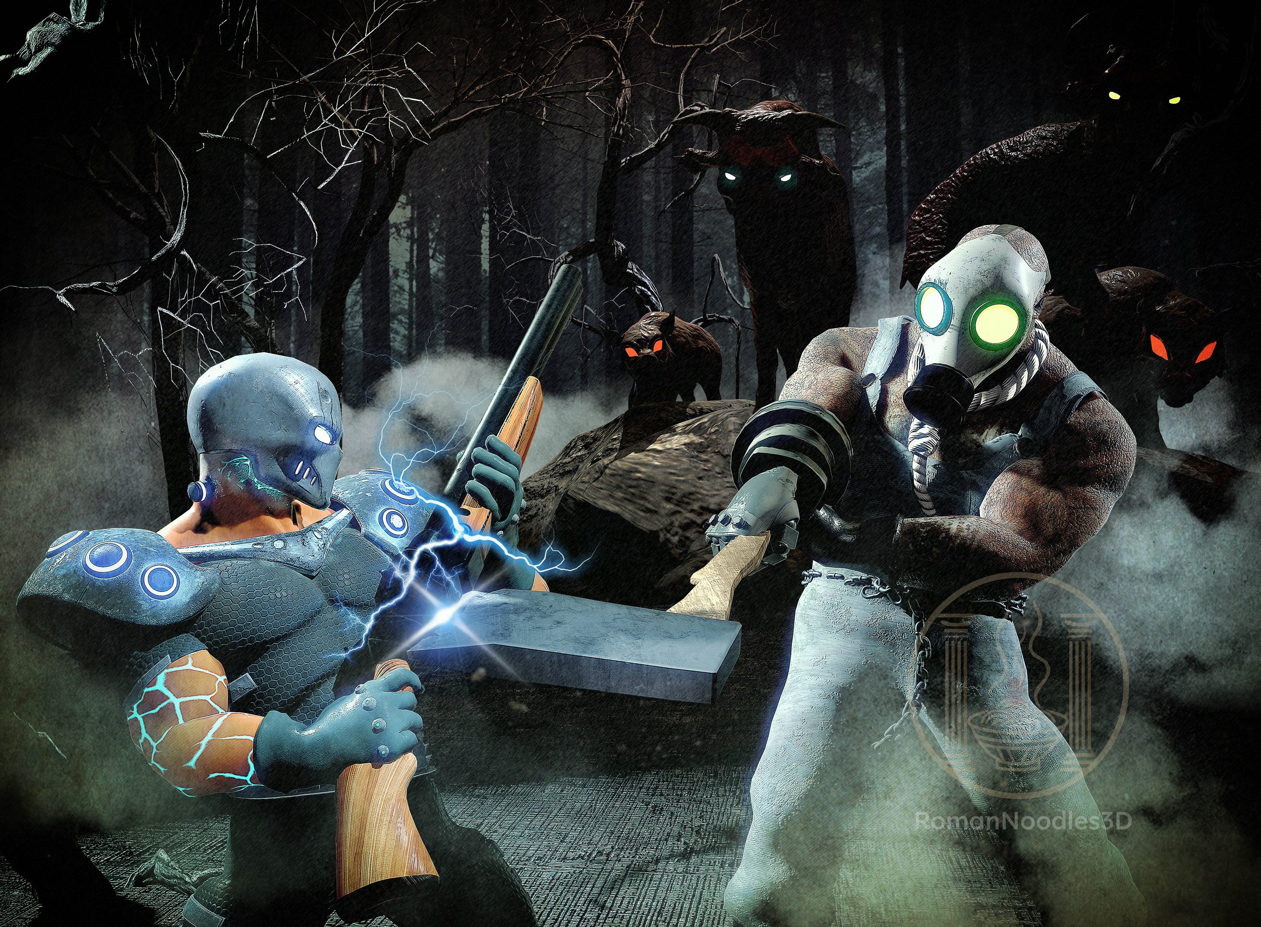 The Axe and the Thunder 2018 - Marmoset Toolbag3