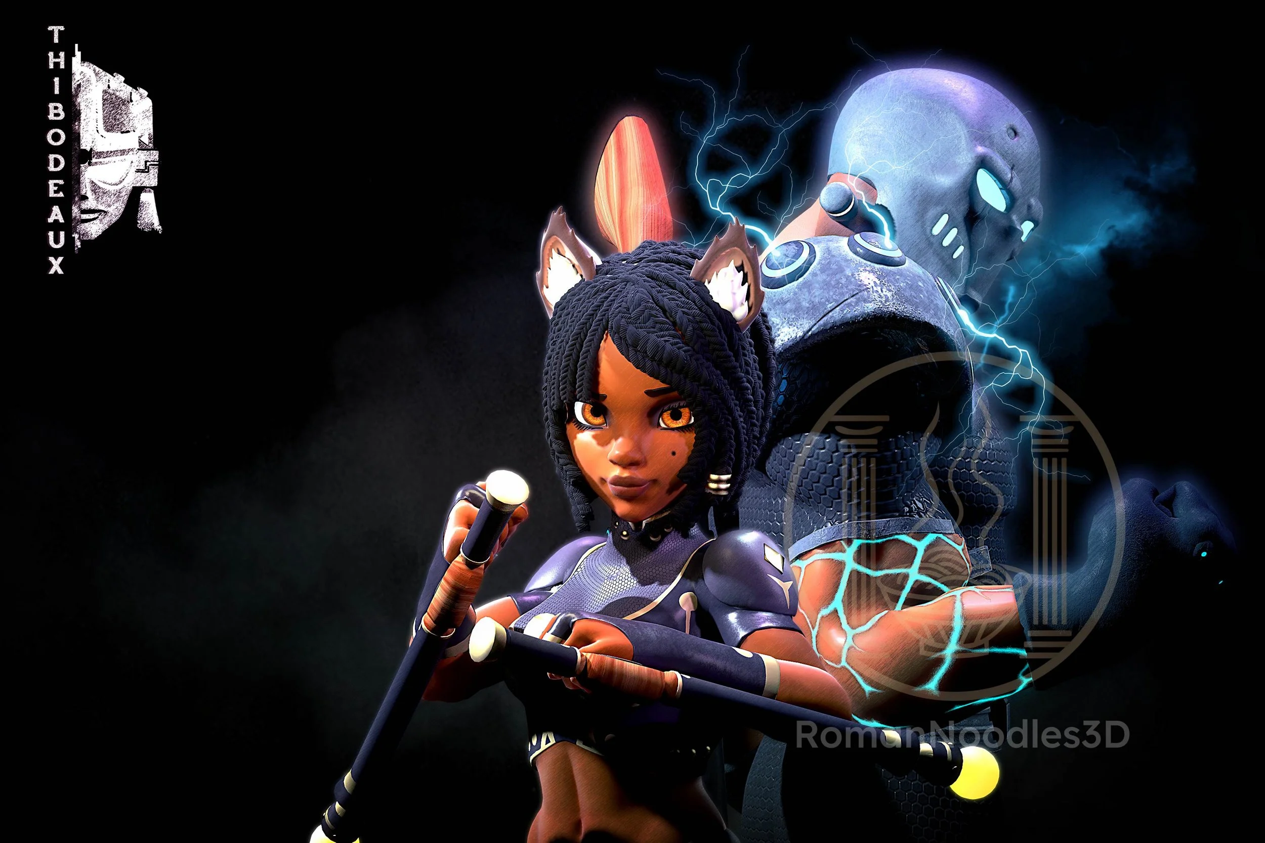 The Night Huntress and the Iron Sentinel 2019 - Marmoset Toolbag3